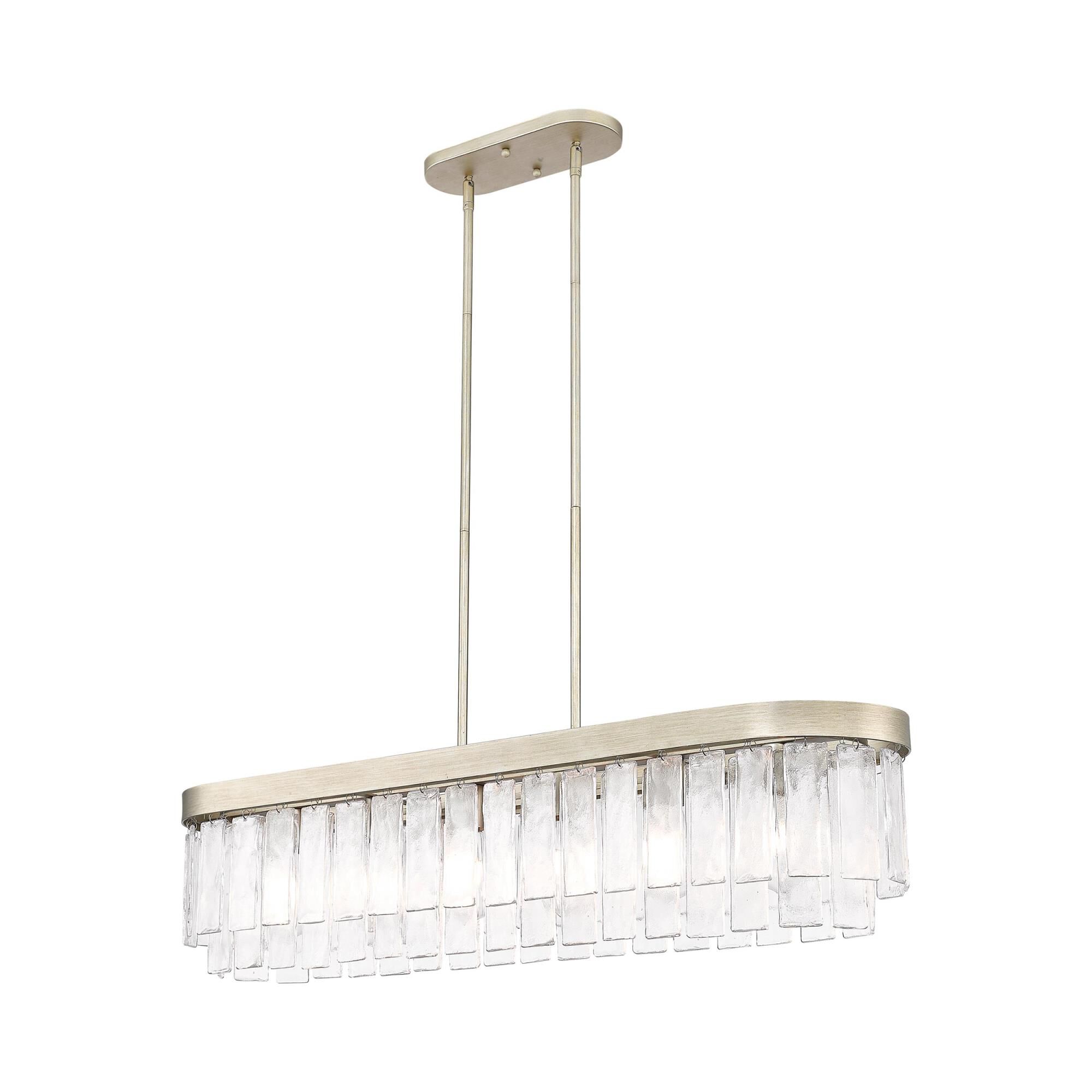 Shown in White Gold finish and Hammered Water glass