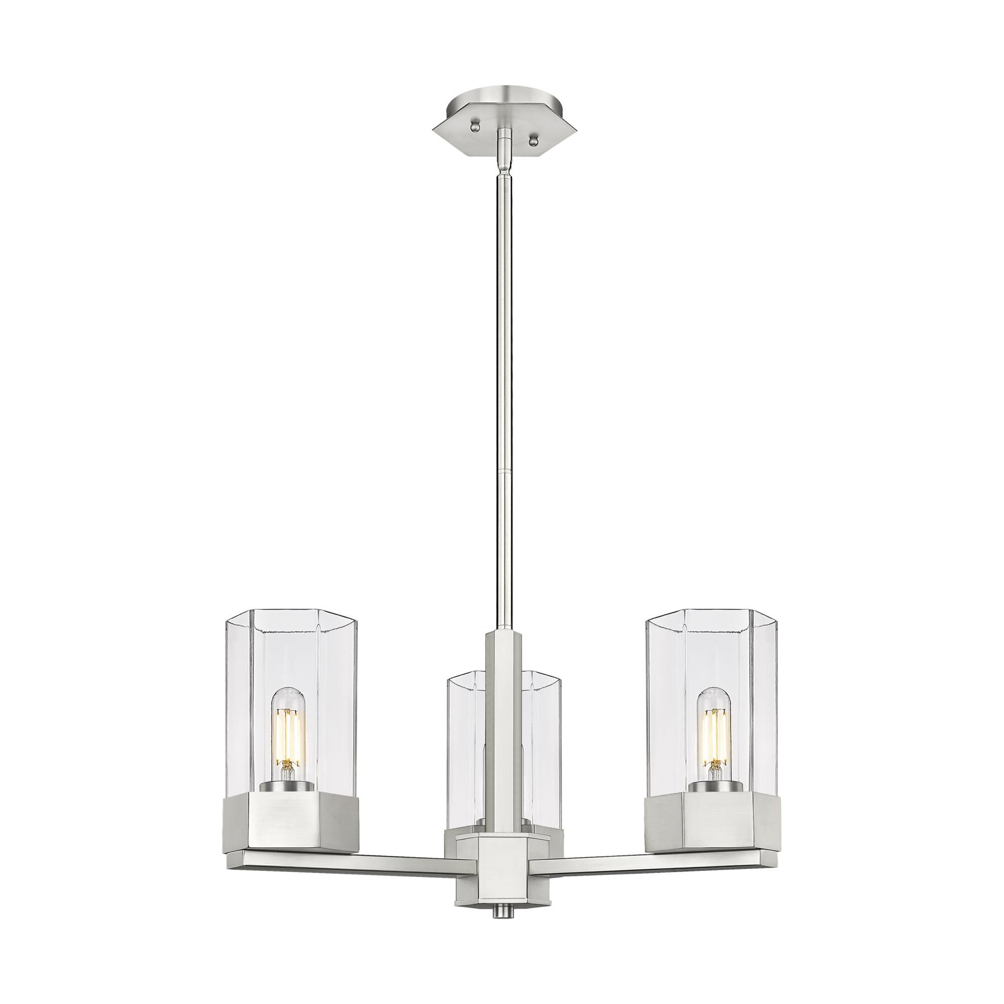 Bruno Marashlian Claverack 21 Inch 3 Light Mini Chandelier by Innovations Lighting