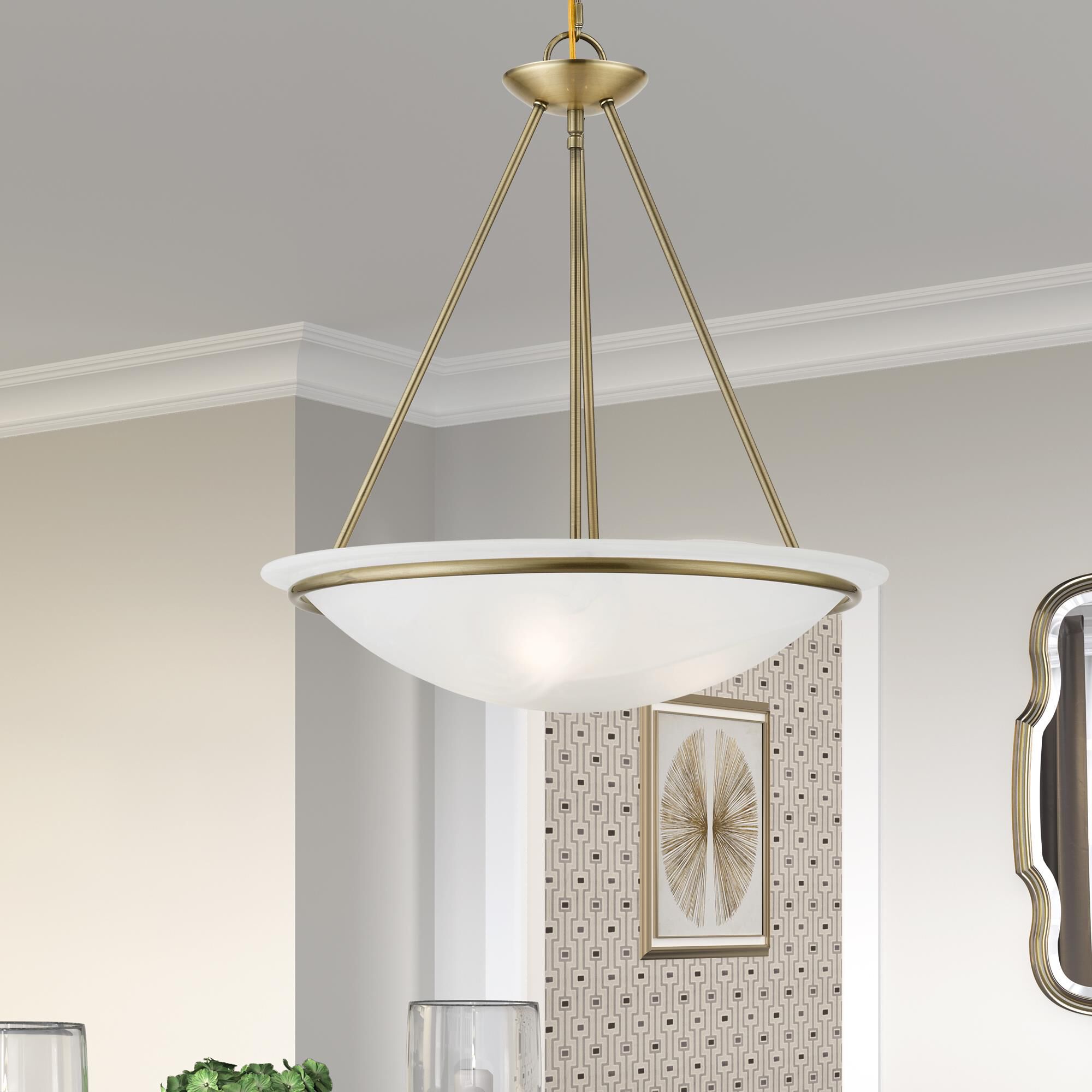 Newburgh Large Pendant by Livex Lighting