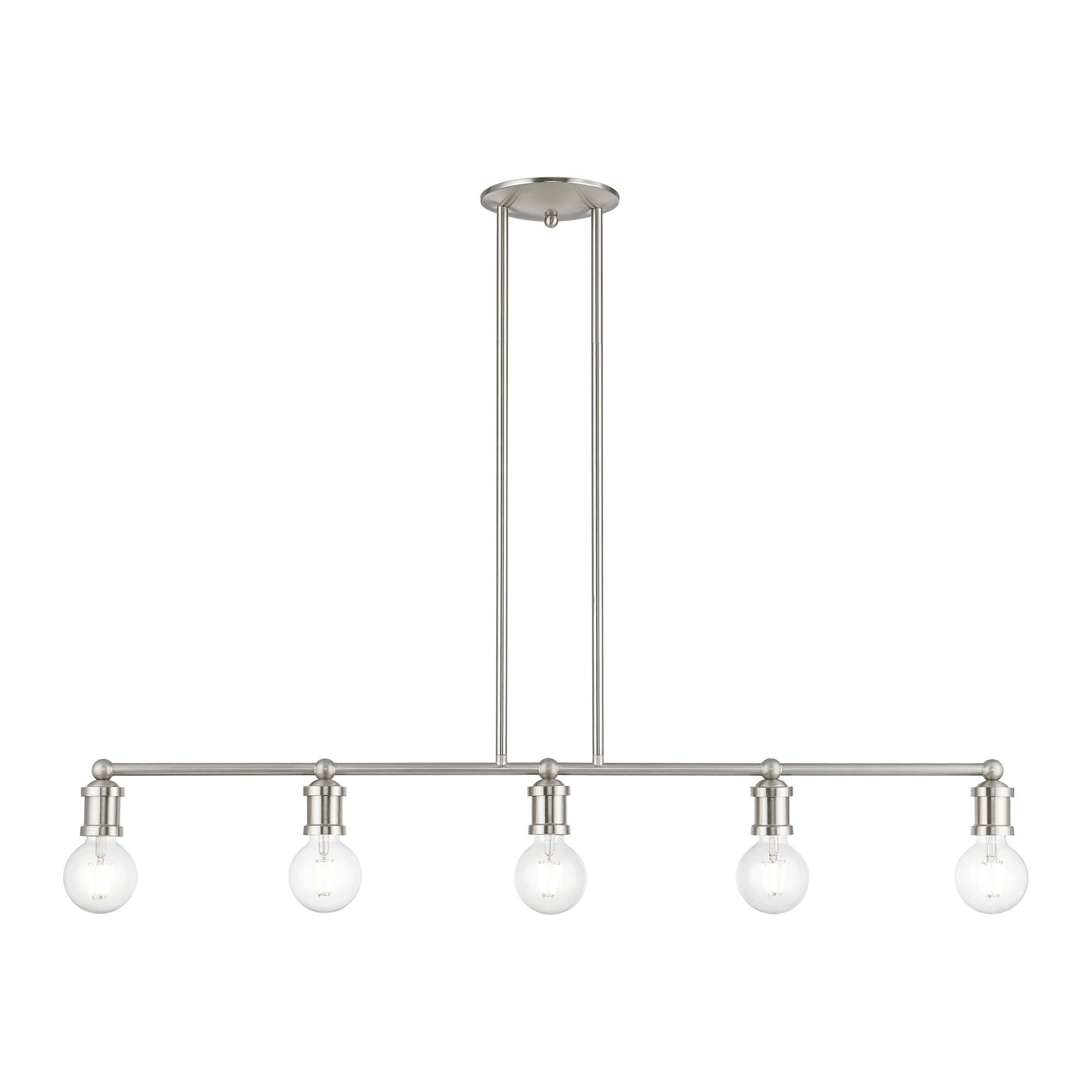 Lansdale 40 Inch 5 Light Linear Suspension Light by Livex Lighting