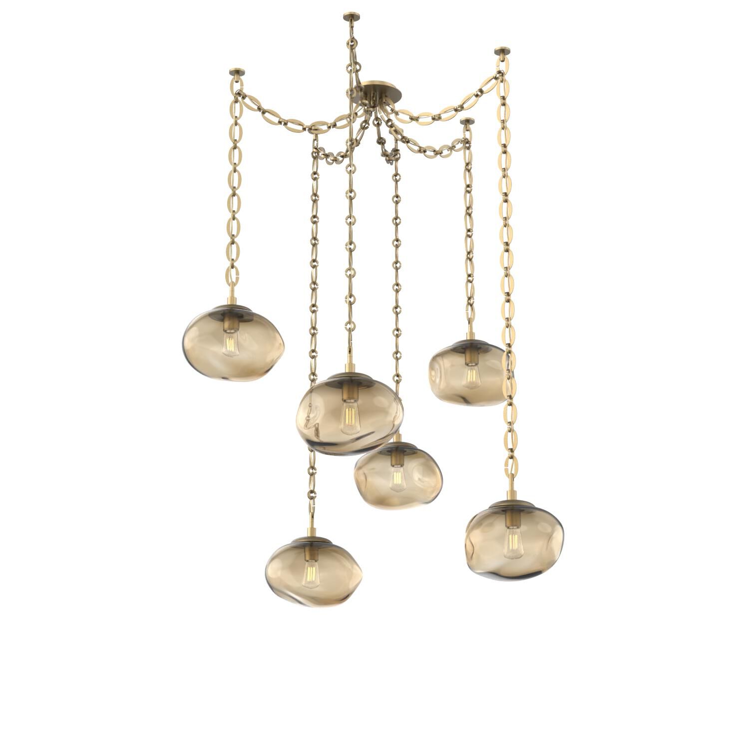 Levi Wilson Nova 19 Inch Multi Pendant Light by Hammerton Studio