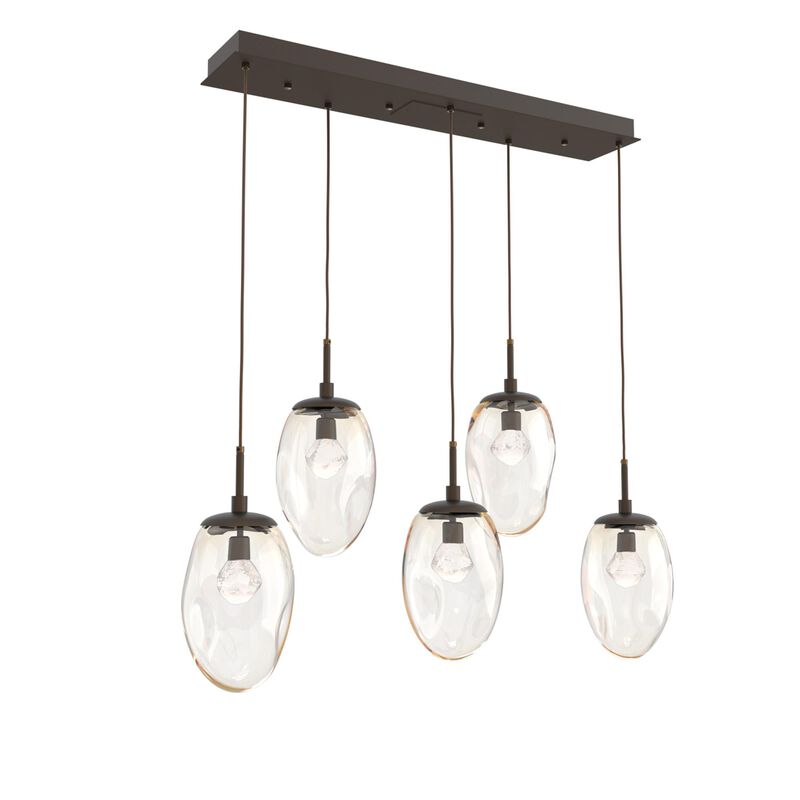 Meteo 42 Inch 5 Light LED Multi Light Pendant by Hammerton Studio