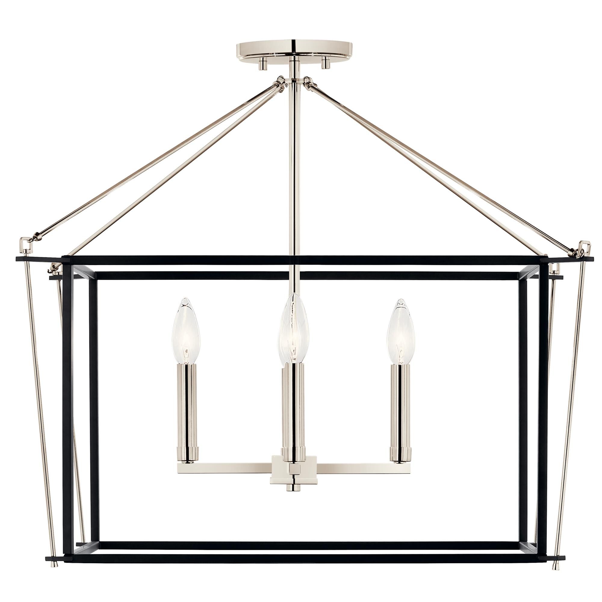 Eisley 24 Inch Semi Flush Mount,