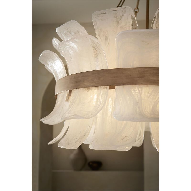 Fleur 34 Inch Chandelier by Fredrick Ramond