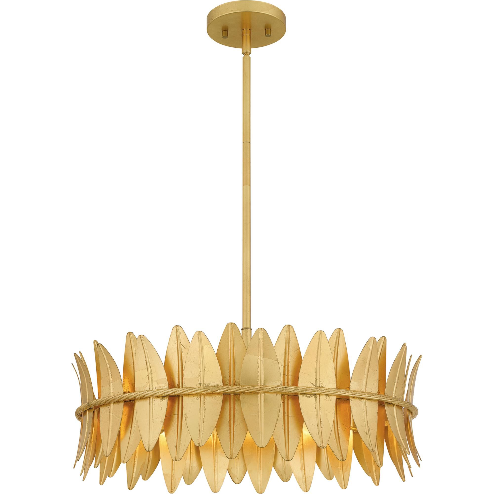Liza 20.5 Inch 4 Light Large Pendant by Quoizel
