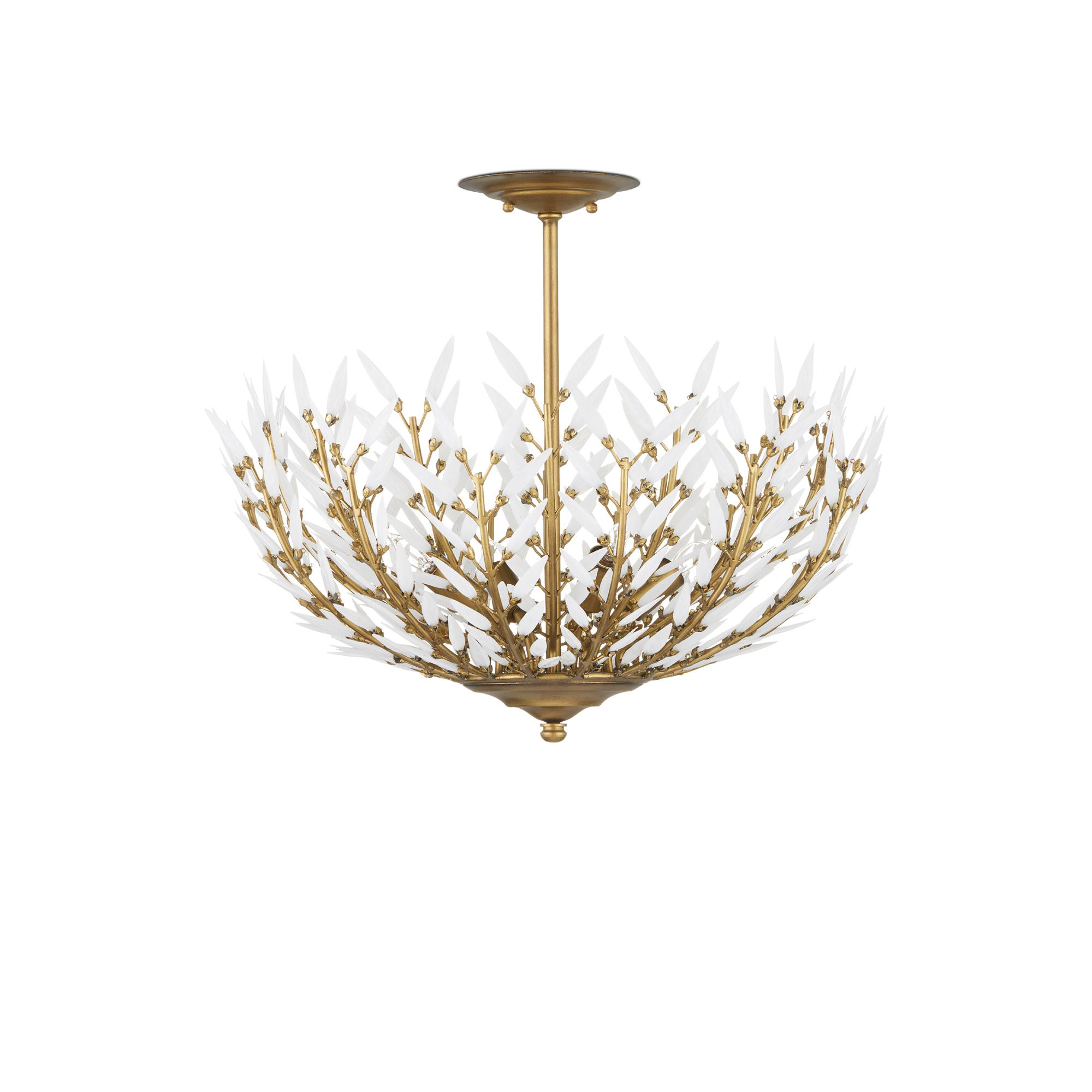Magnum 22 Inch 4 Light Semi Flush Mount,