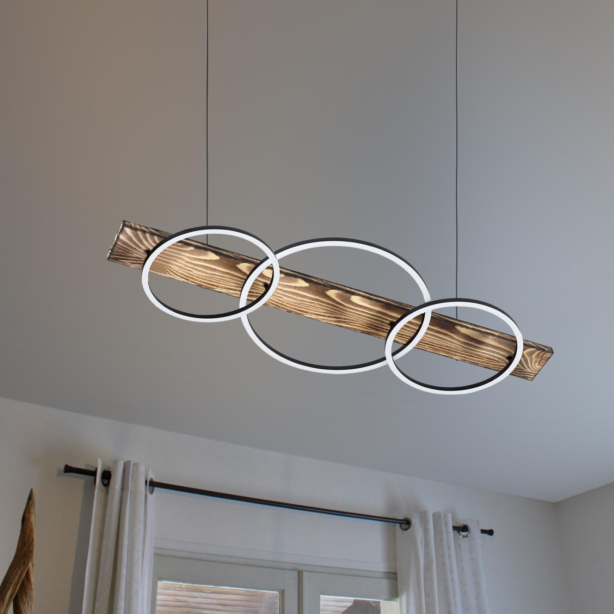 Eglo Boyal 39 Inch 3 Light LED Linear Suspension Light by Eglo Lighting