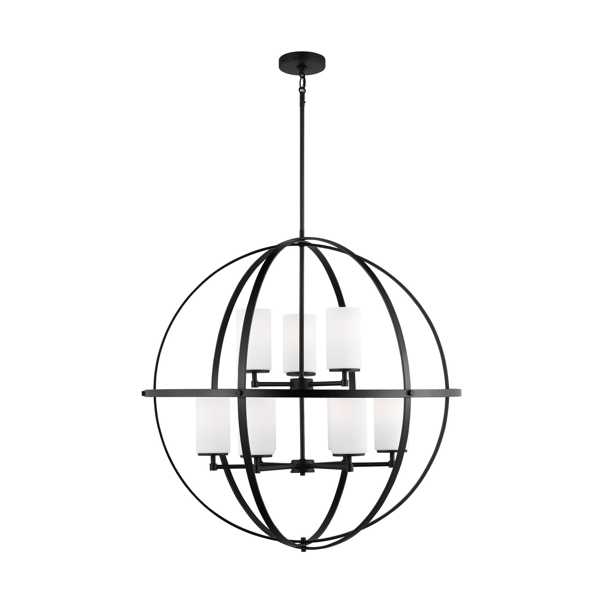 Shown in Midnight Black finish and Etched and White Inside glass