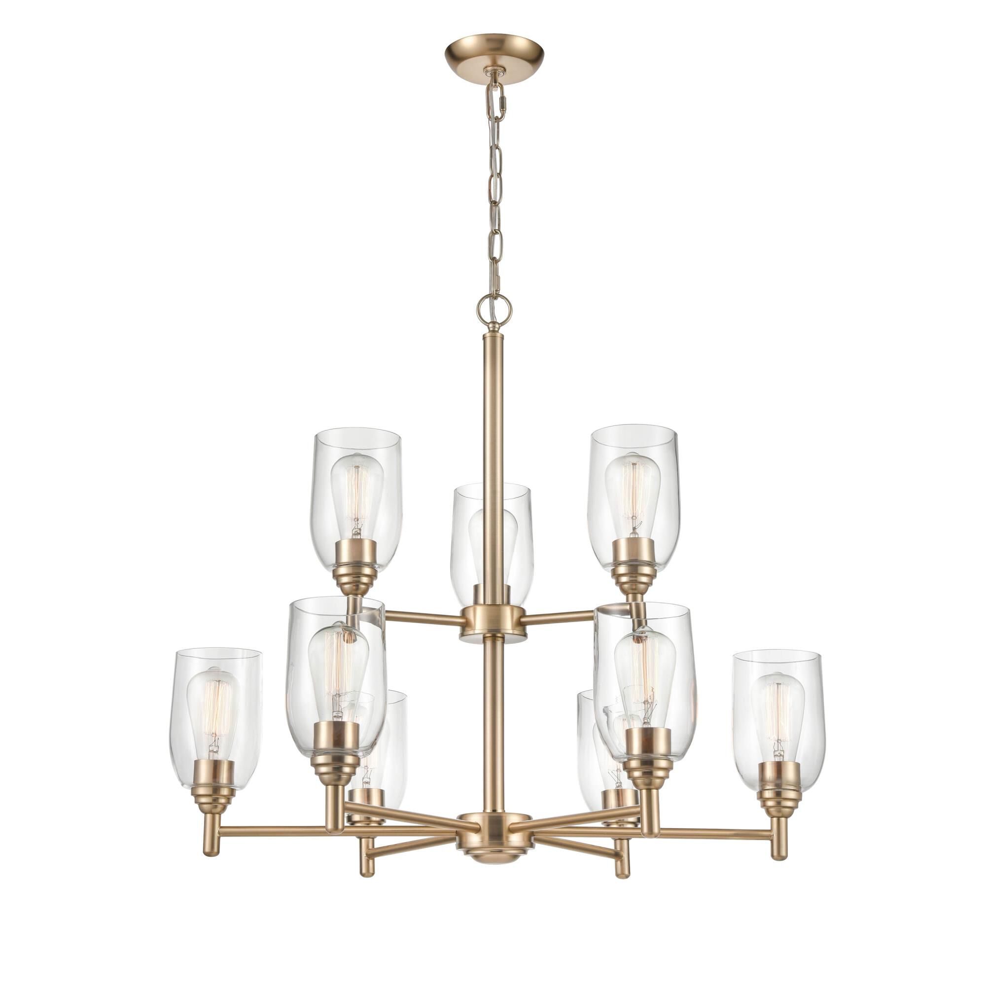 Arlett 30 Inch 9 Light Chandelier by Millennium Lighting