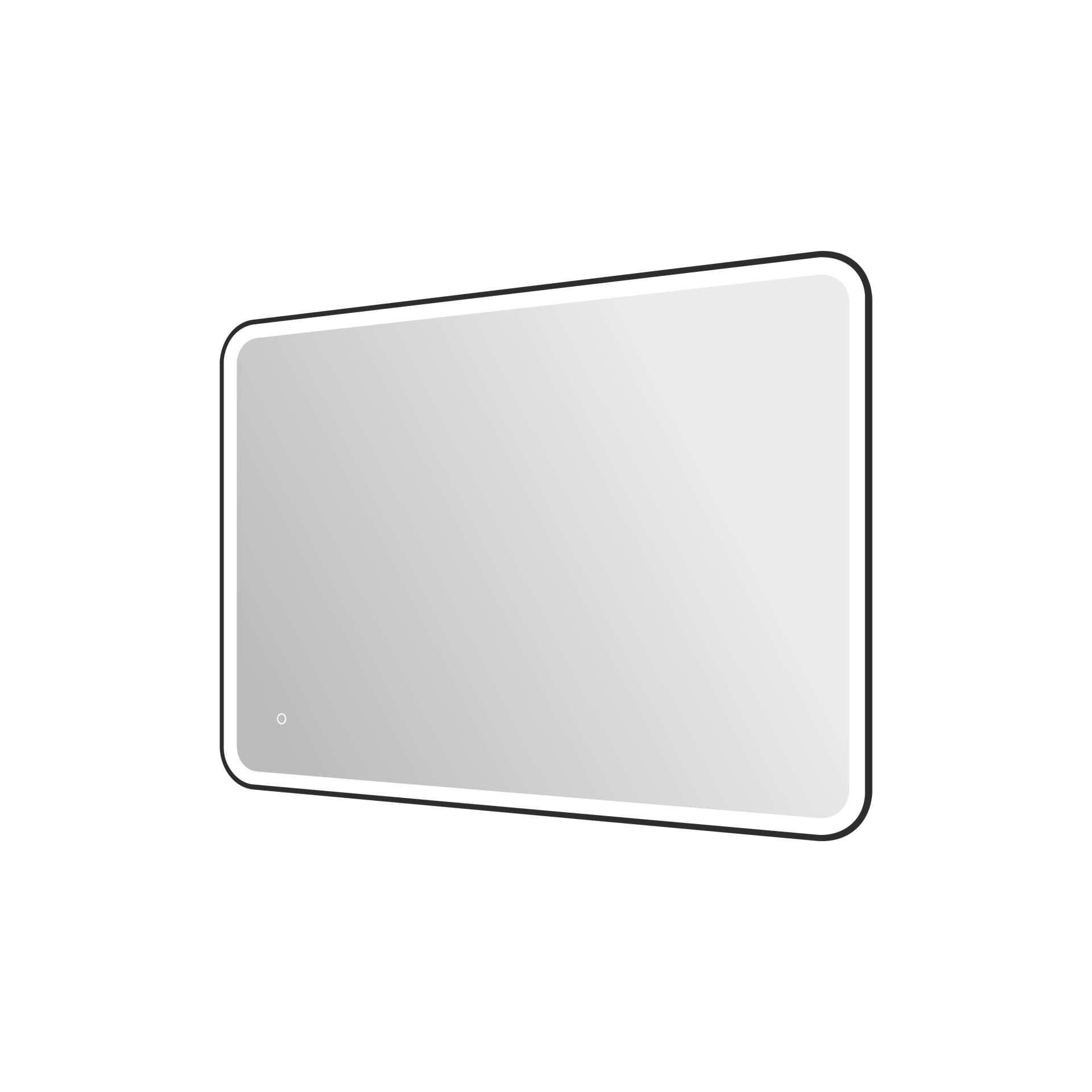 Harmoni 48 Inch Round LED Lighted Mirror by Elegant Decor