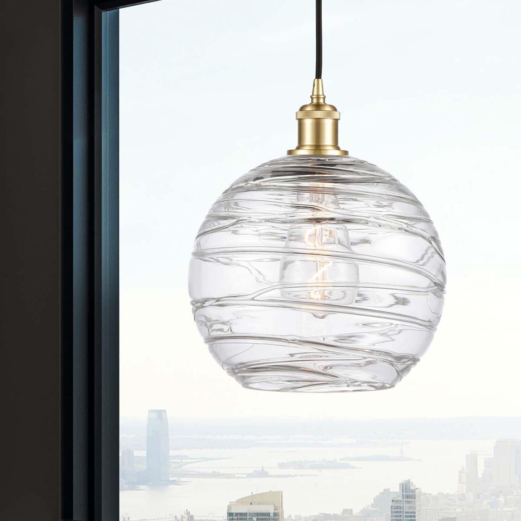 Bruno Marashlian Athens Deco Swirl 10 Inch Mini Pendant by Innovations Lighting