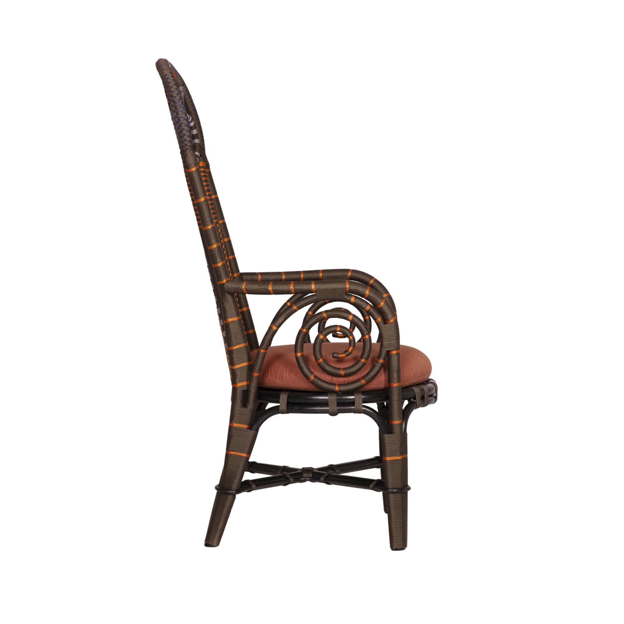 Benin Throne Accent Chair,