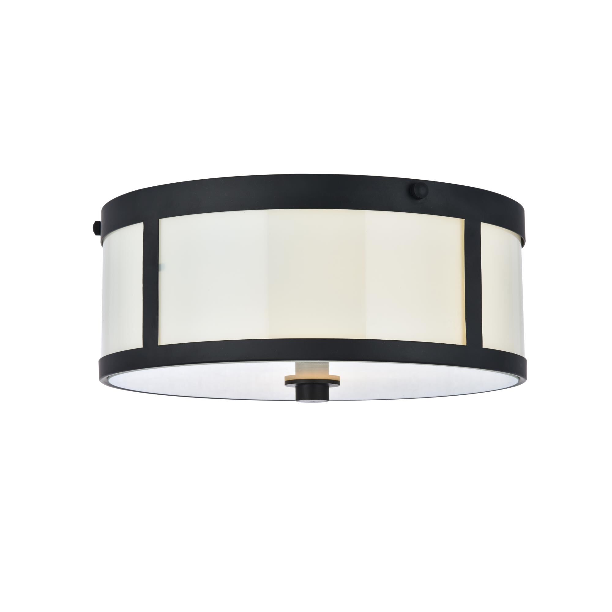 Hadrian 12 Inch 2 Light Flush Mount by Elegant Lighting