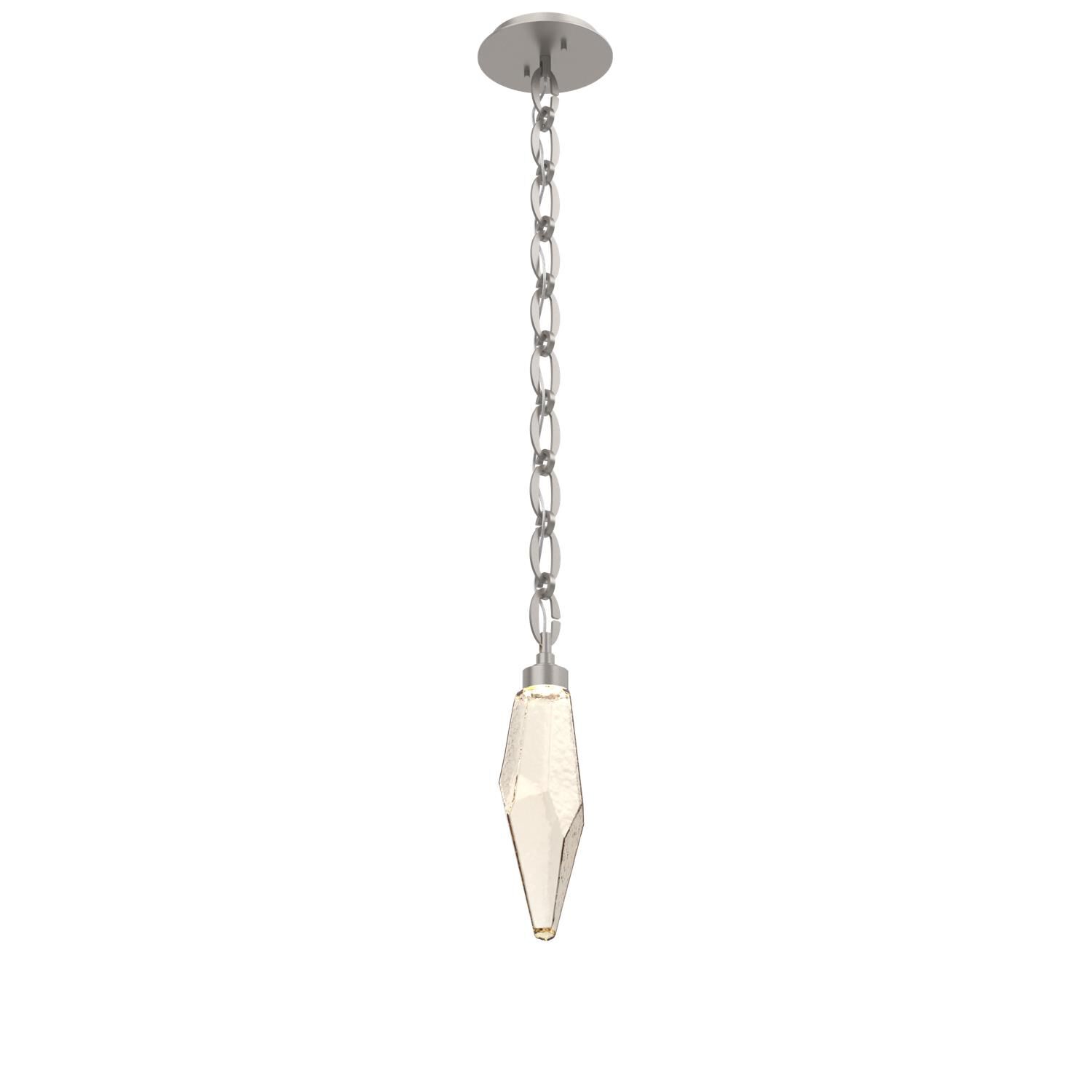Levi Wilson Rock Crystal 6 Inch Mini Pendant by Hammerton Studio