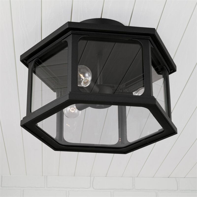 Walton 16 Inch 3 Light Outdoor Flush Mount by Capital Lighting Fixture Company