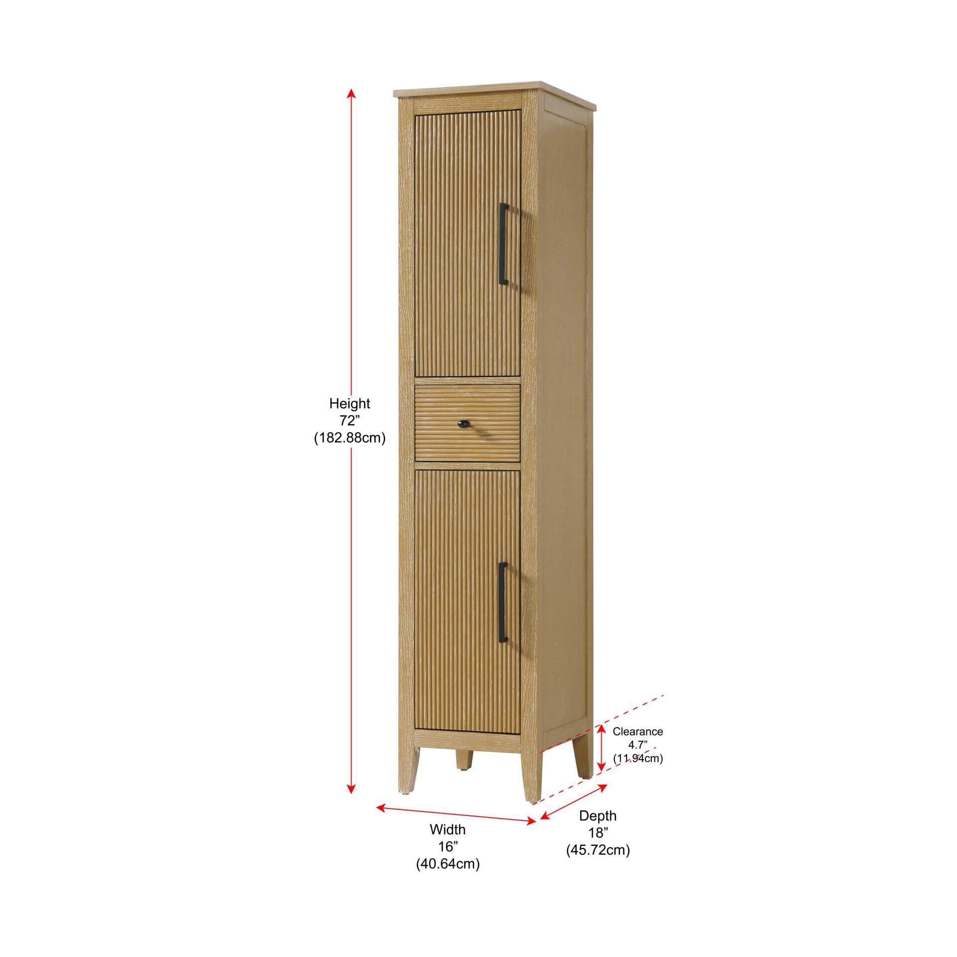 Blakely 72 Inch Storage Cabinet by Elegant Decor