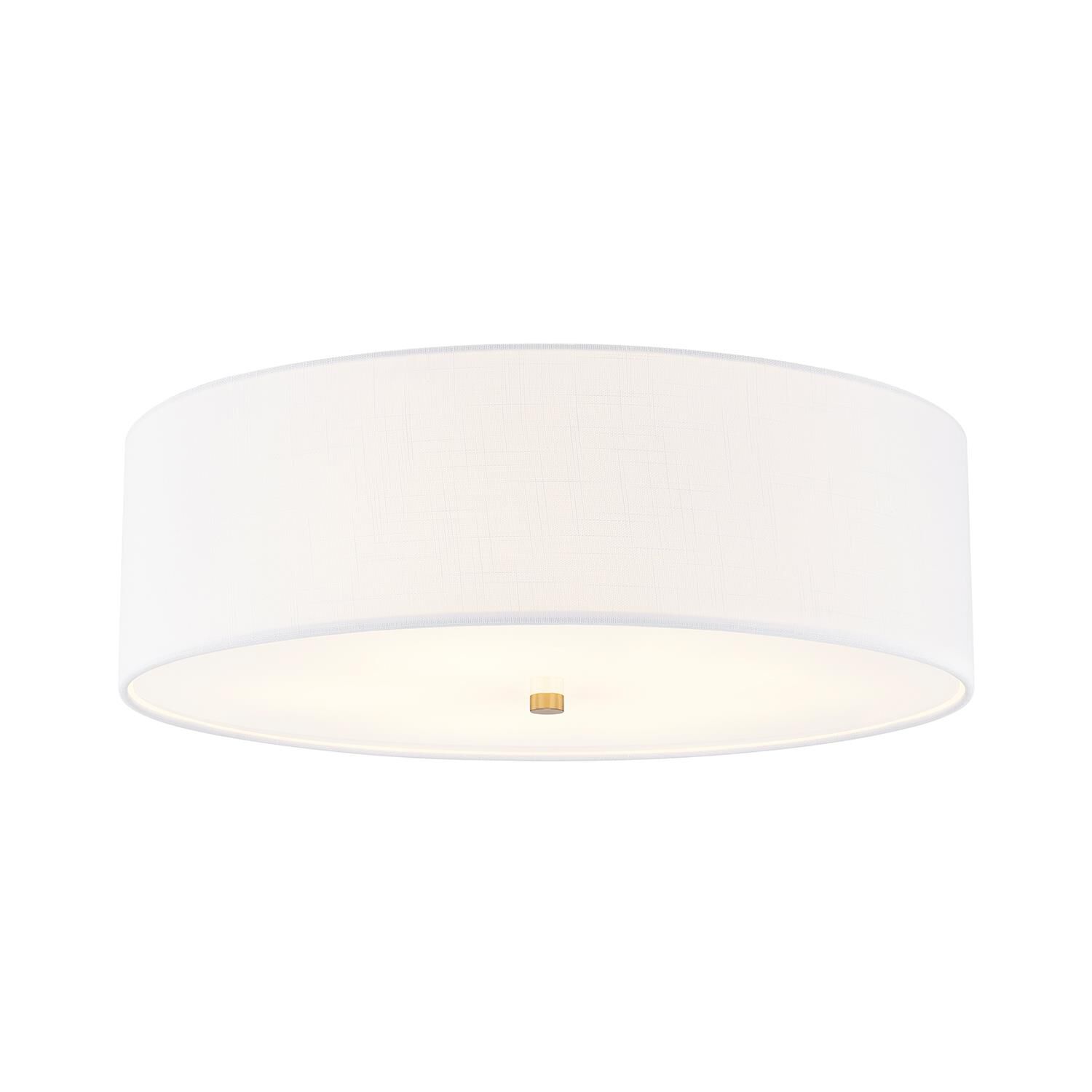 Textile - Classic 24 Inch Flush Mount by Justice Design Group