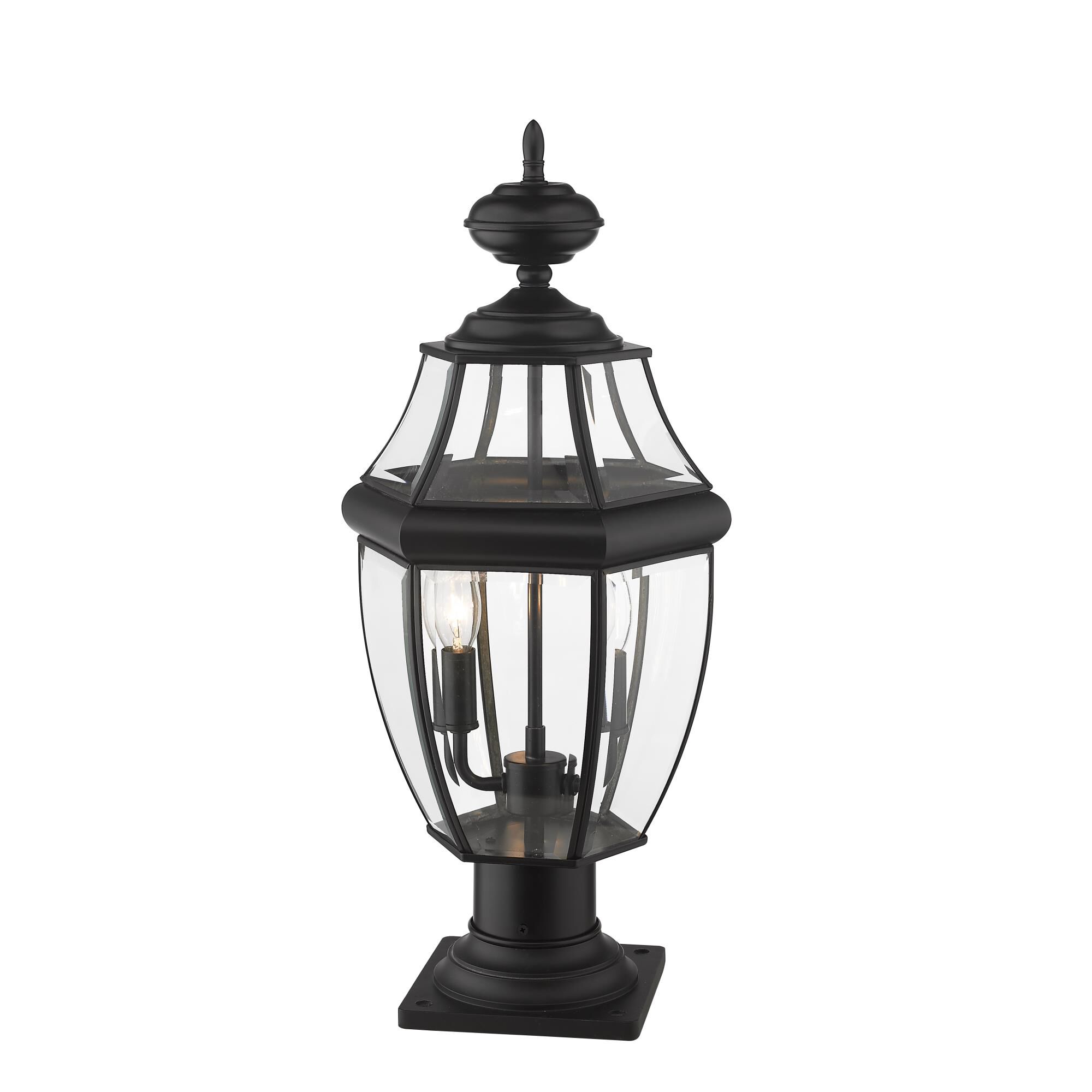 Westover 20 Inch Tall 2 Light Outdoor Pier Lamp by Z-Lite