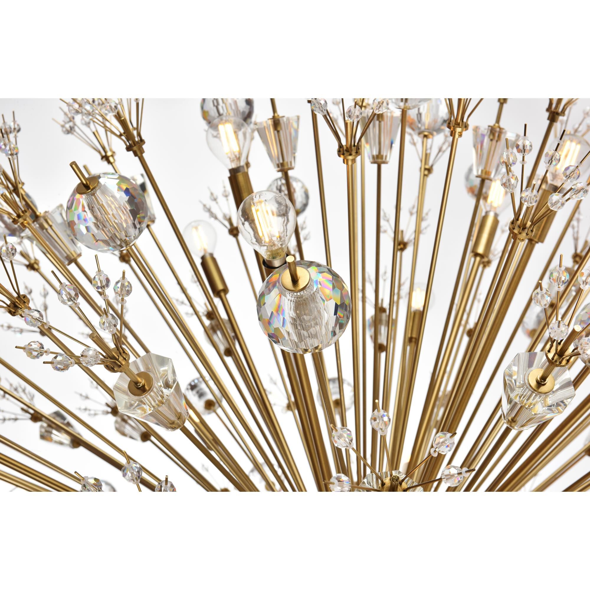 Shown in Gold finish and Royal Cut crystal