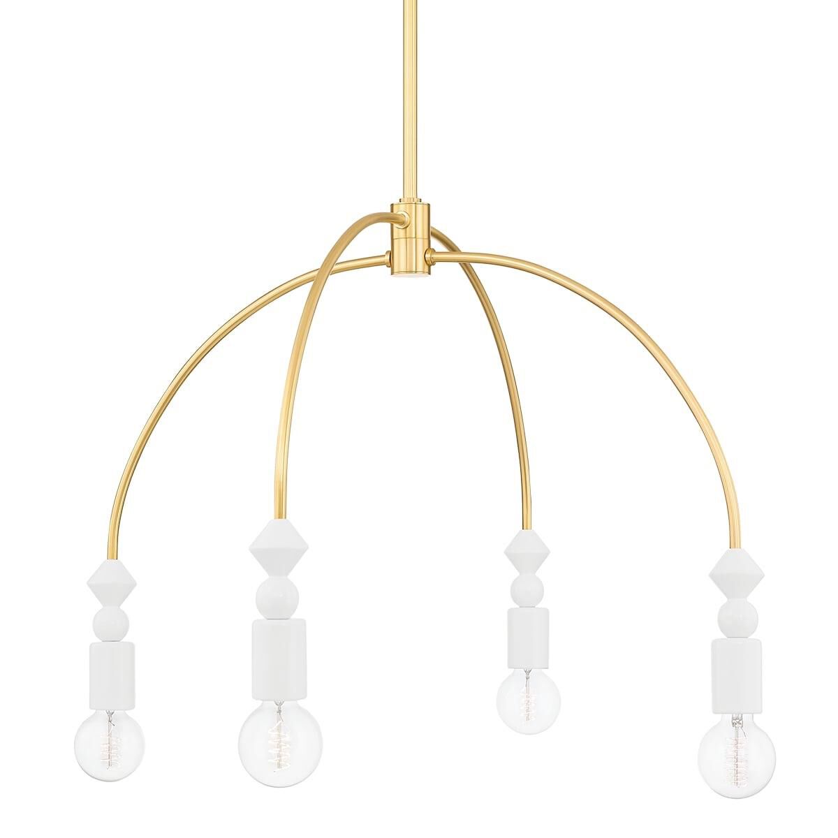 Flora 30.25 Inch Chandelier by Mitzi