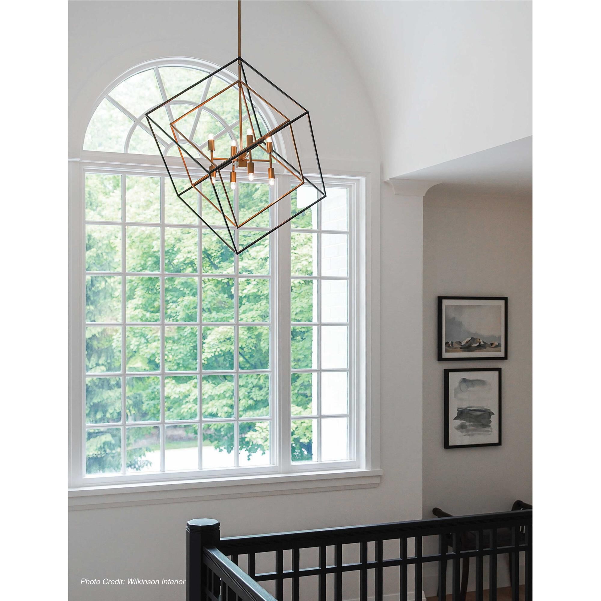 Kappa 27 Inch 8 Light LED Chandelier by Dainolite