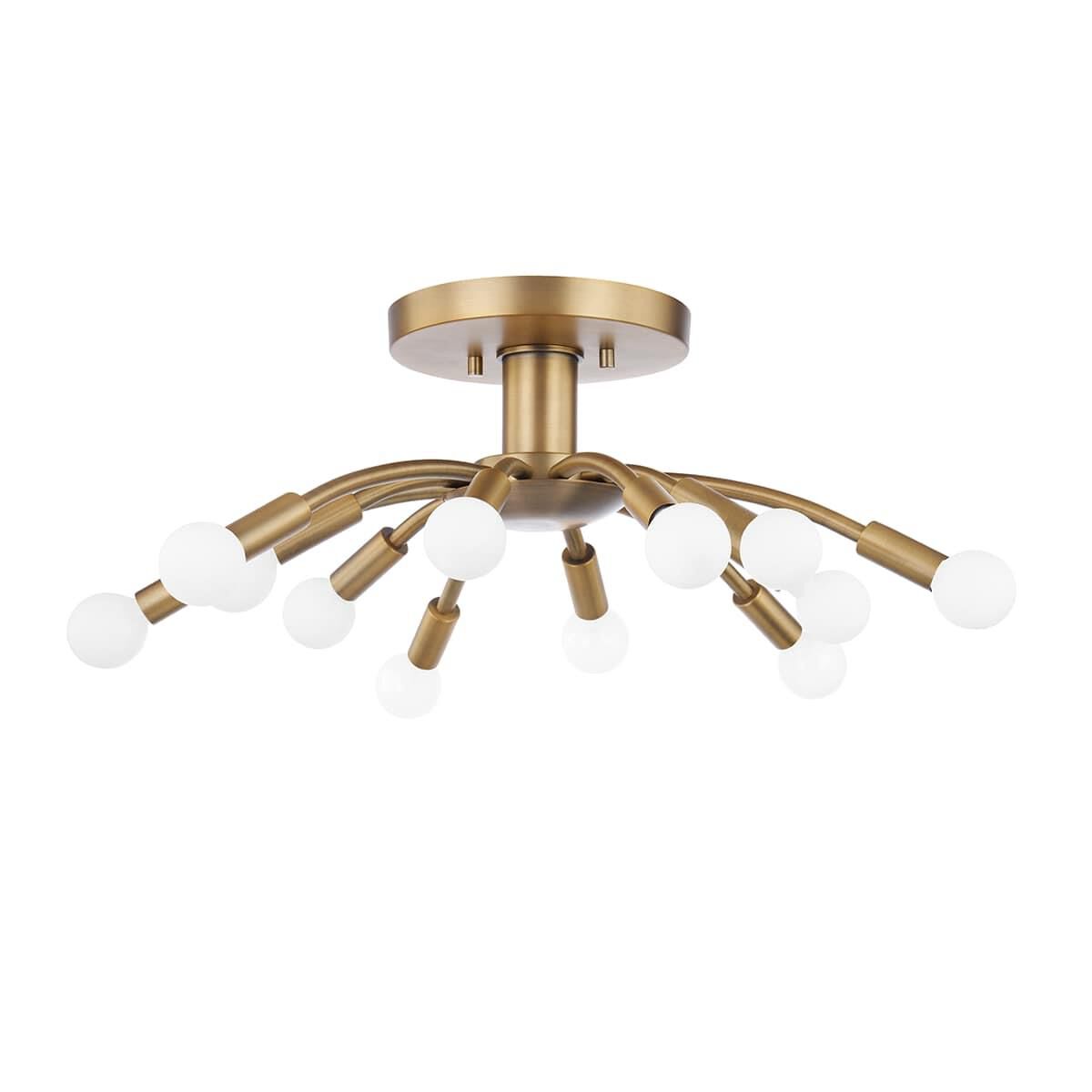 Tristan 25 Inch Semi Flush Mount,