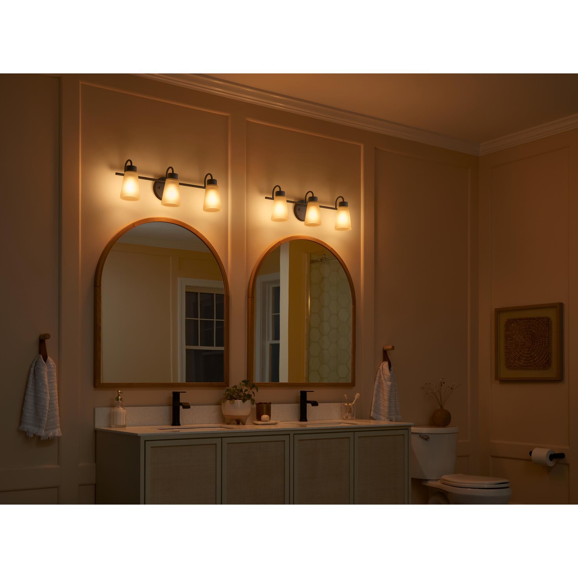 Stamos 22 Inch 3 Light Bath Vanity Light by Kichler Lighting