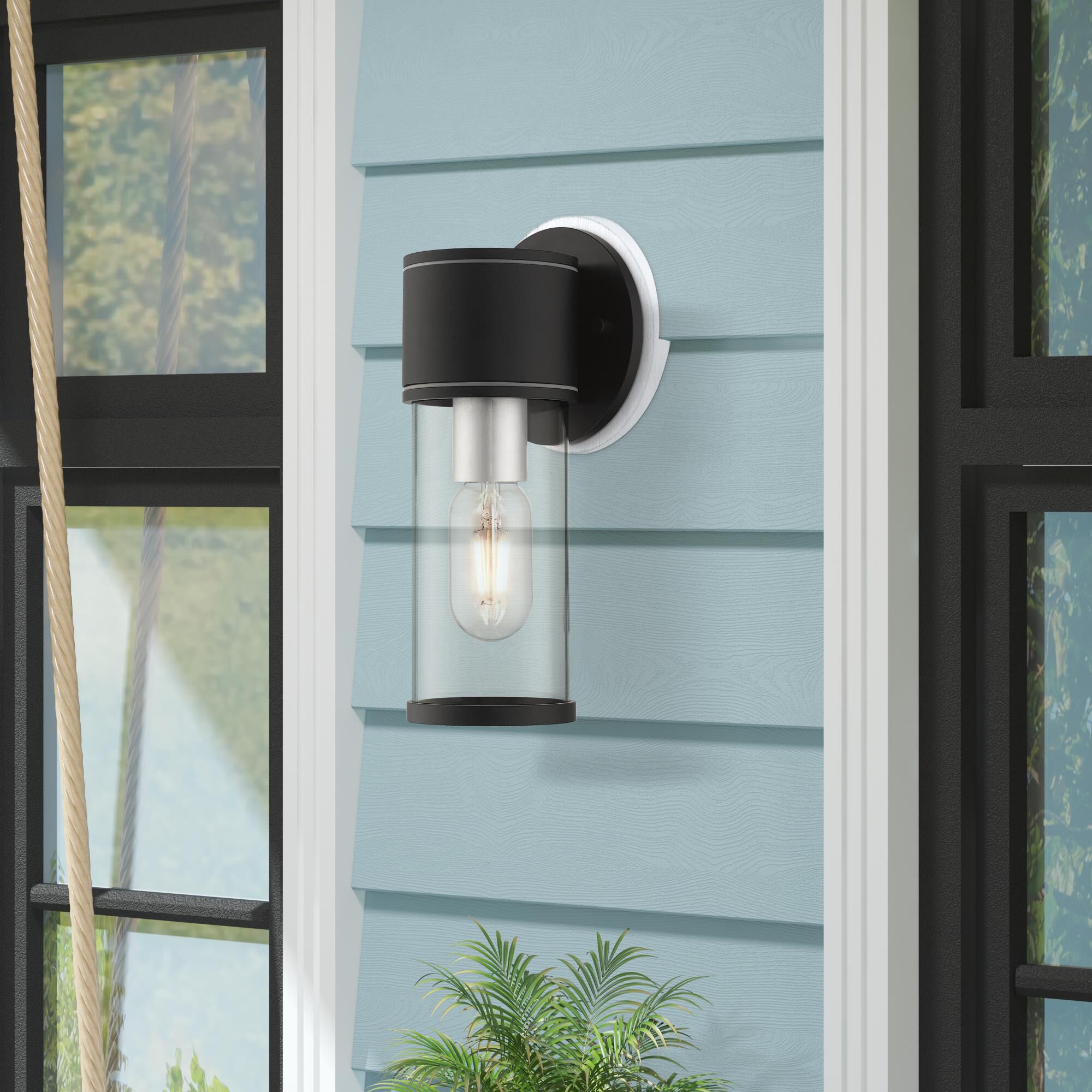 Livex Lighting Atlantic 10 Inch Tall Outdoor Wall Light