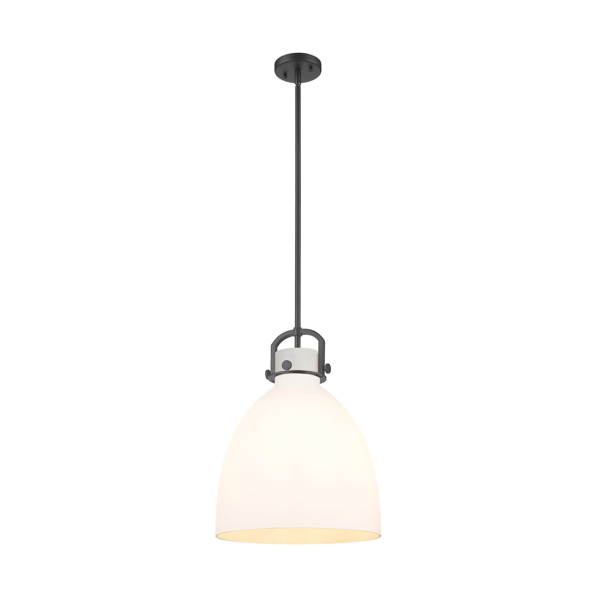 Shown in Matte Black finish and Matte White glass