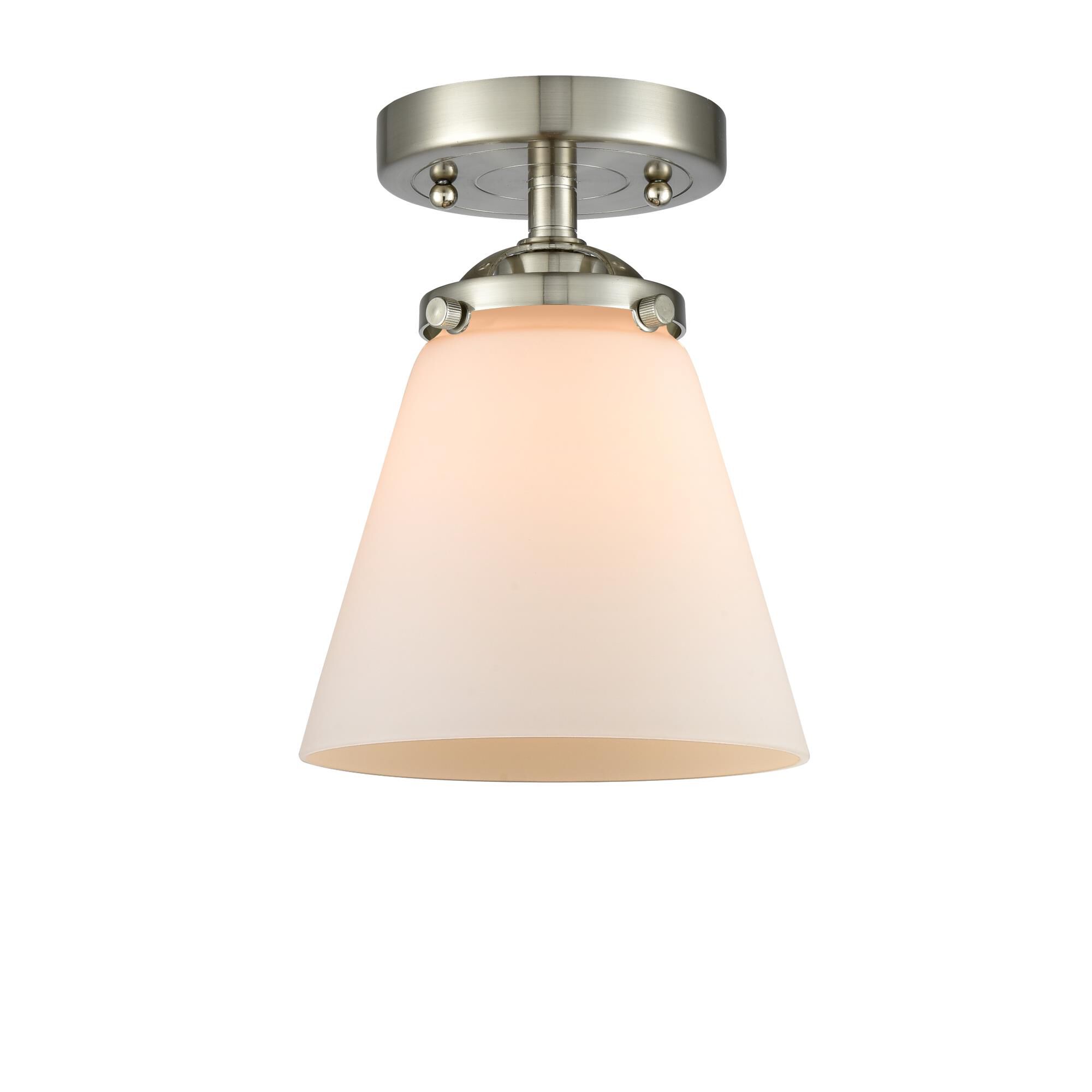 Bruno Marashlian Cone 6 Inch 1 Light Semi Flush Mount by Innovations Lighting