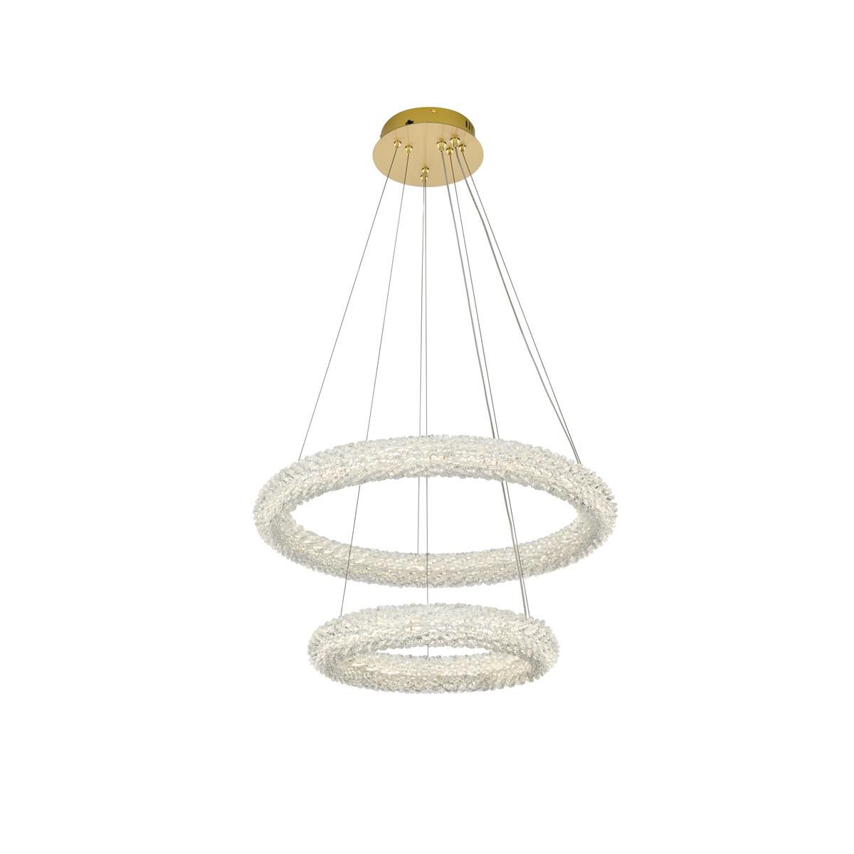 Bowen 24 Inch Chandelier by Elegant Lighting