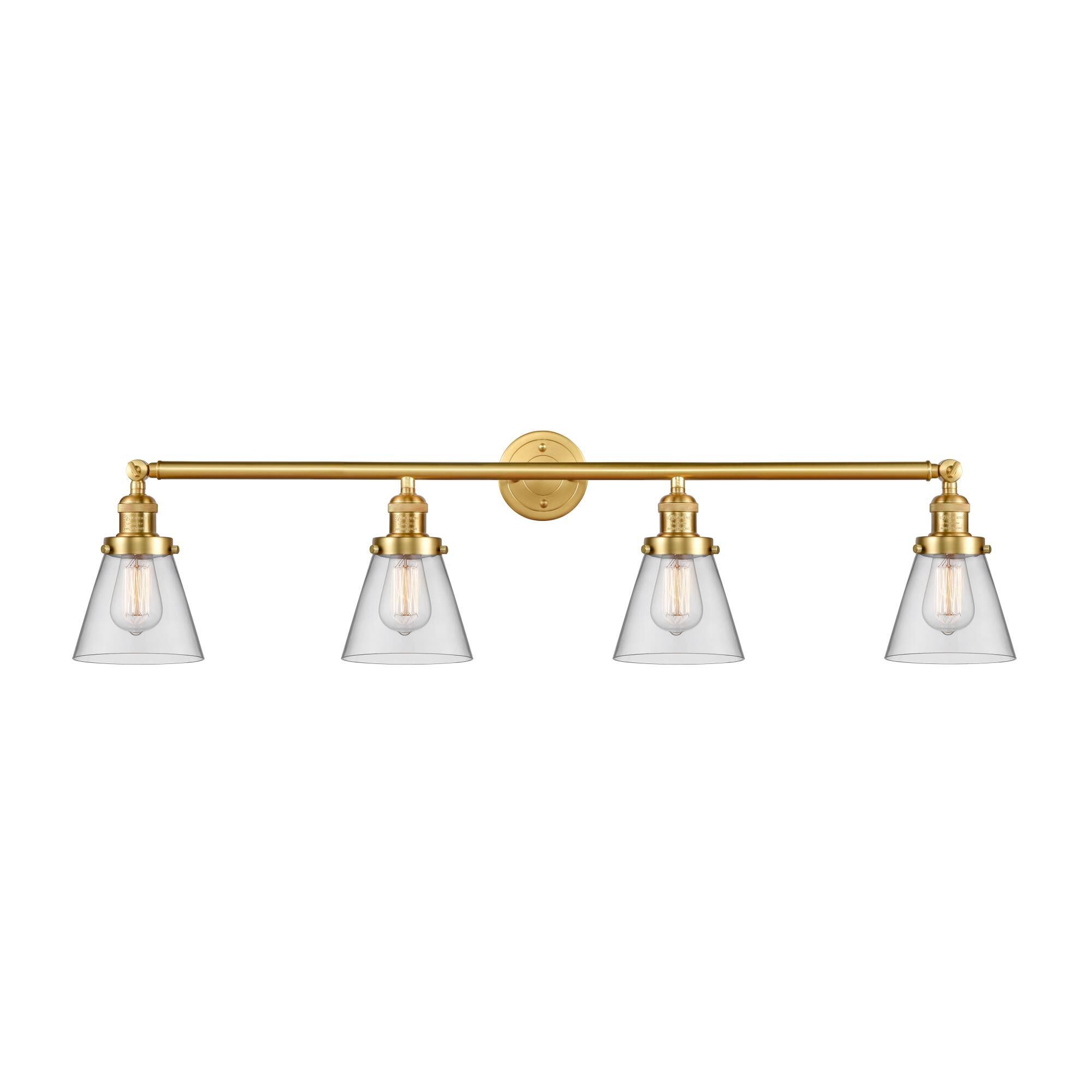 Bruno Marashlian Small Cone 42 Inch 4 Light Bath Vanity Light by Innovations Lighting