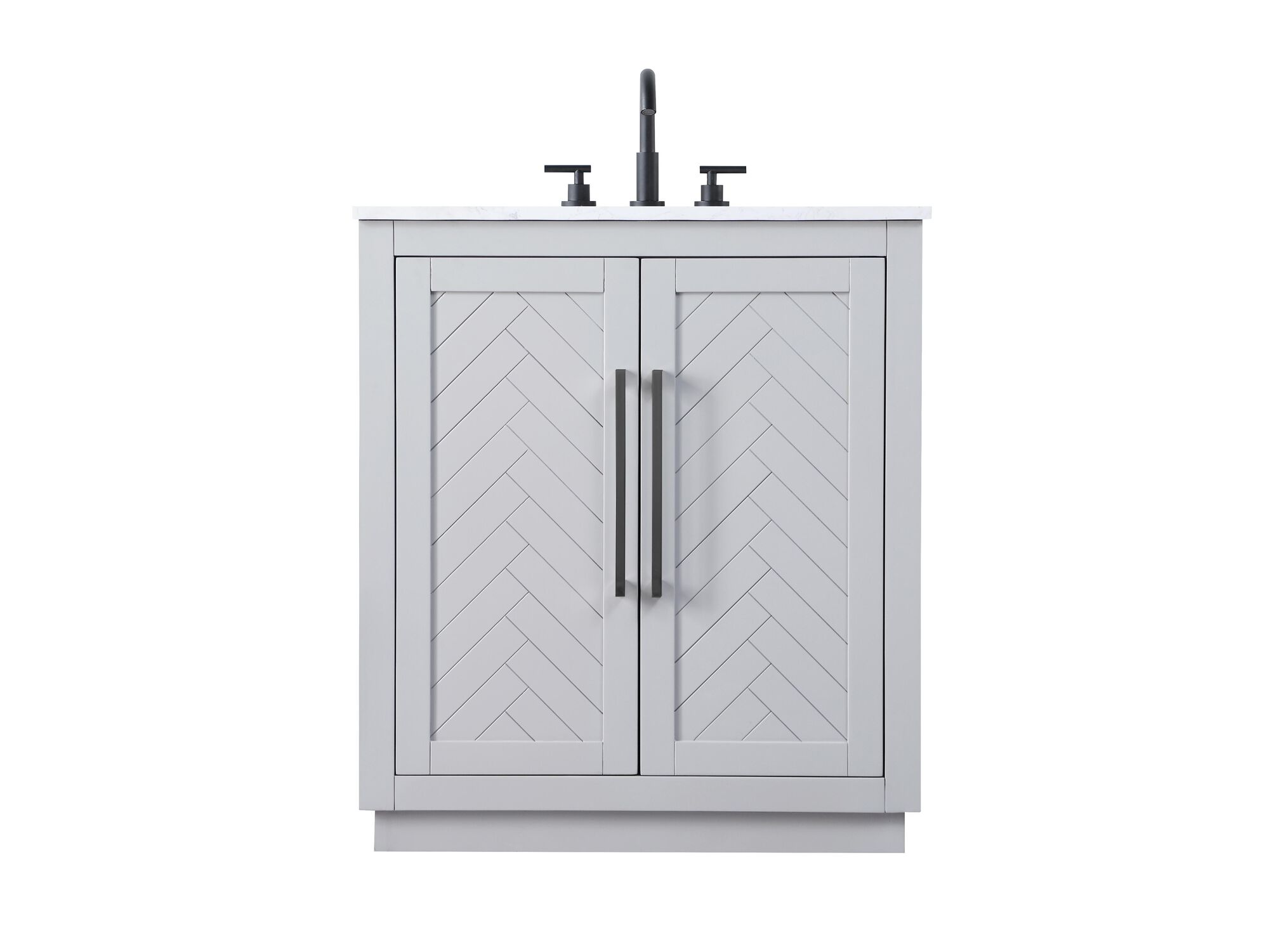 Shown in Grey finish