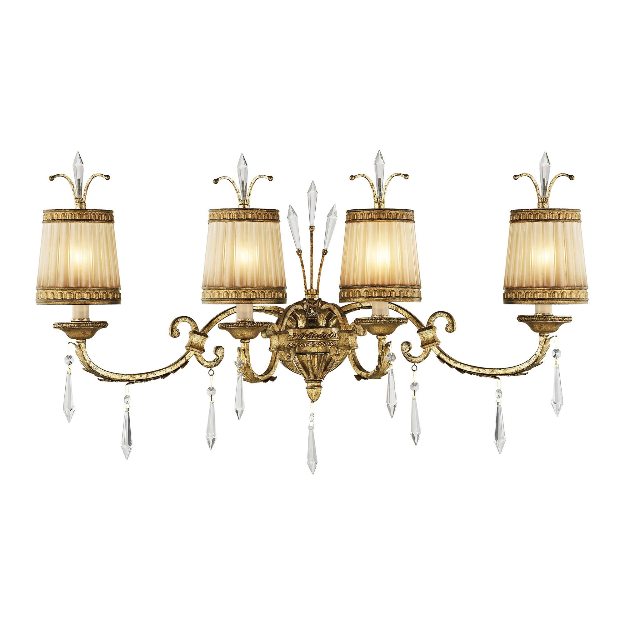 La Bella 34 Inch 4 Light Bath Vanity Light by Livex Lighting