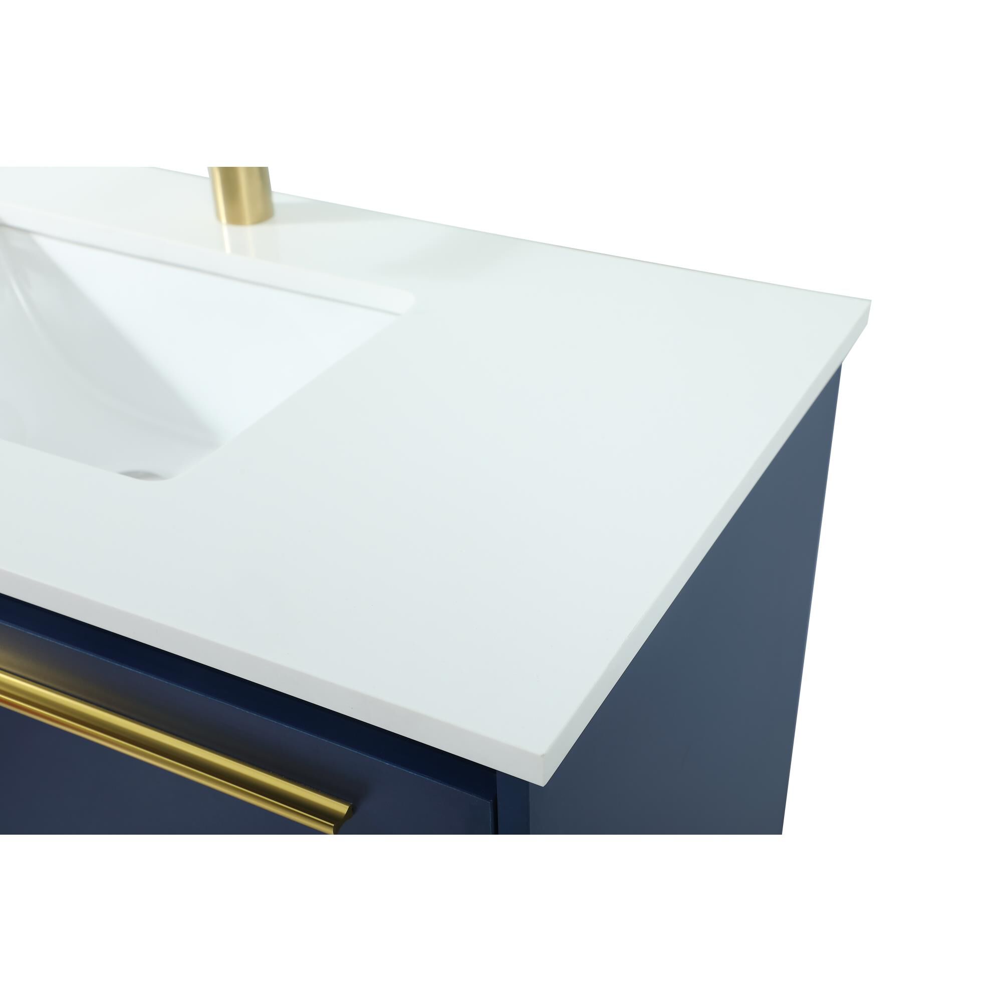 Shown in Blue finish