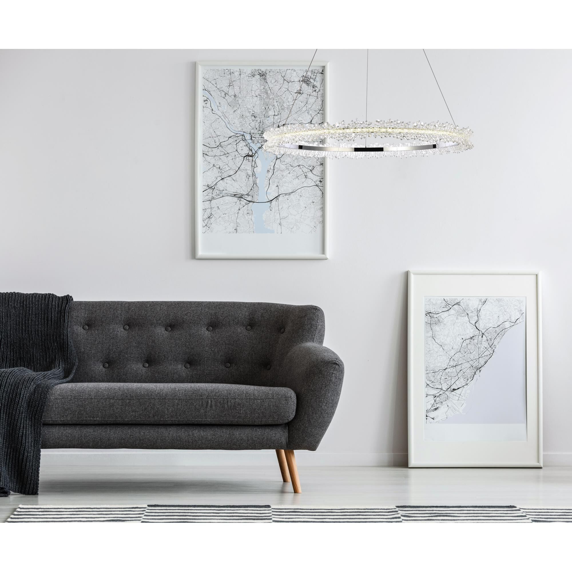 Elegant Lighting Laurel 33 Inch LED Chandelier