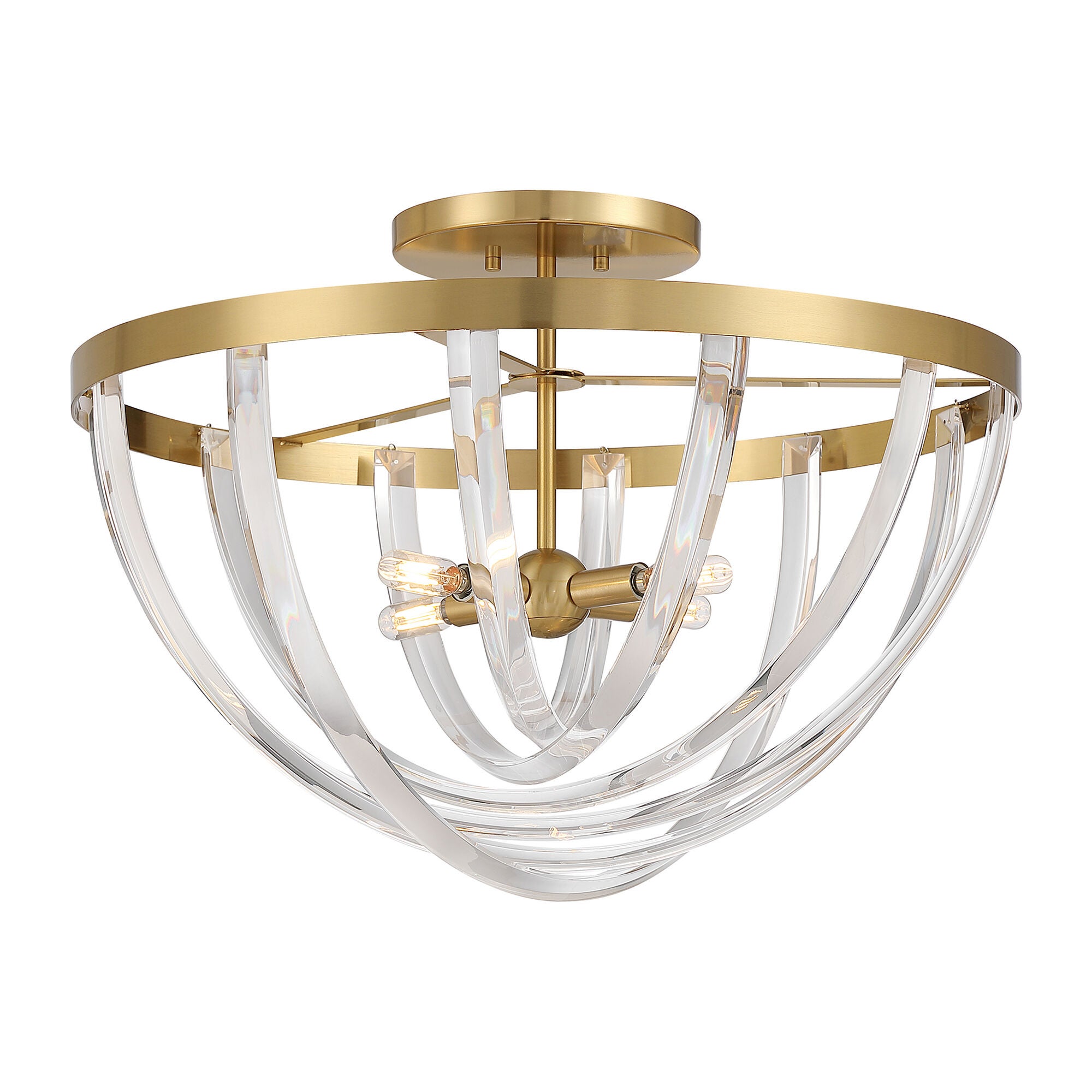 Jennings 24 Inch Semi Flush Mount,