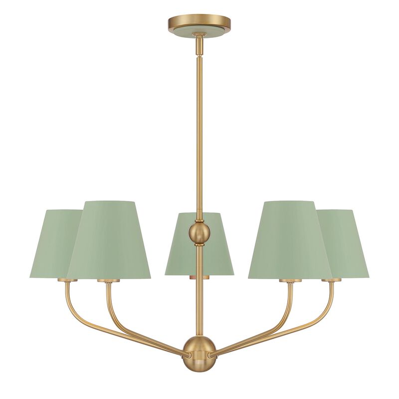 Xavier 28 Inch Chandelier by Crystorama