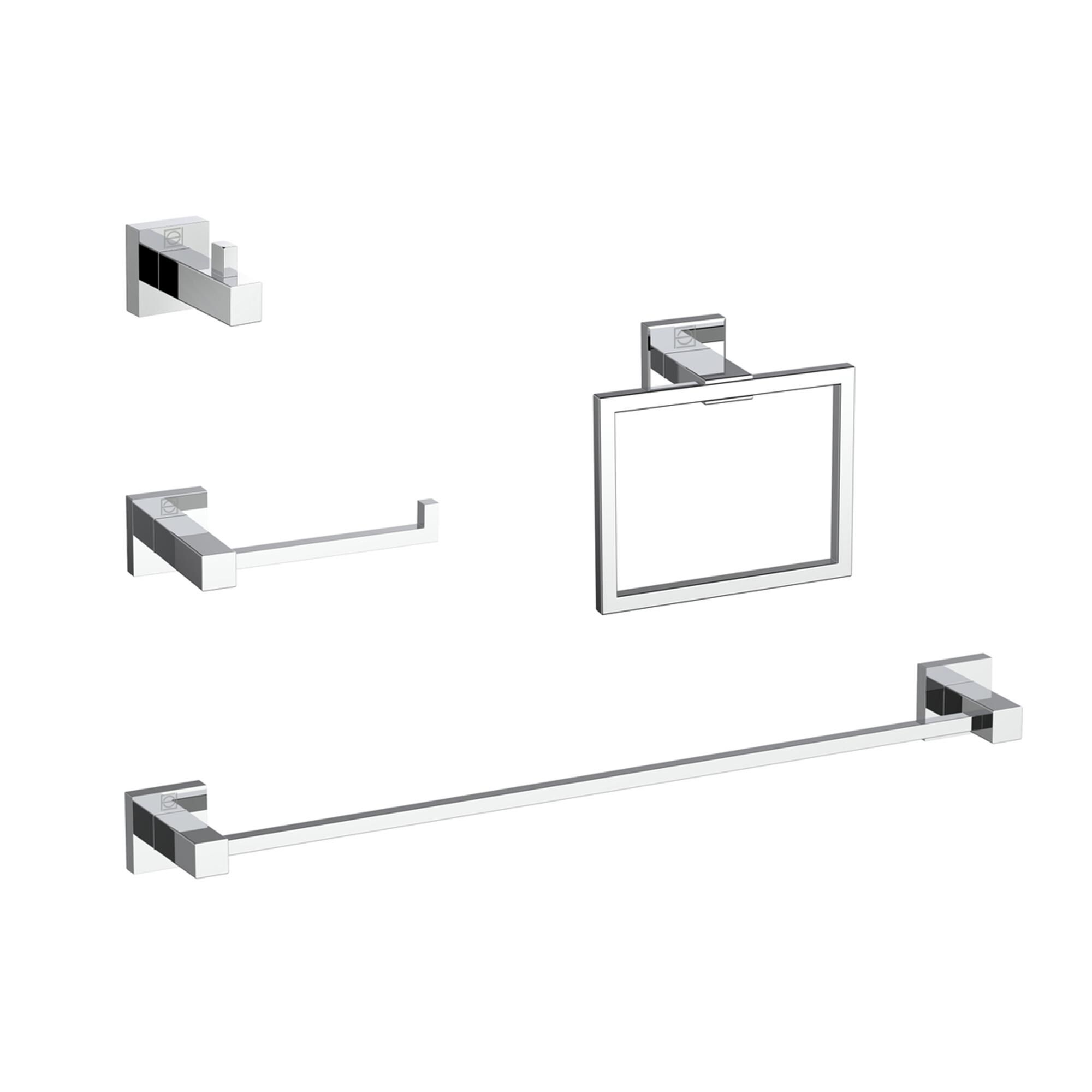 Isla 4 Piece Towel Bar Set by Elegant Decor