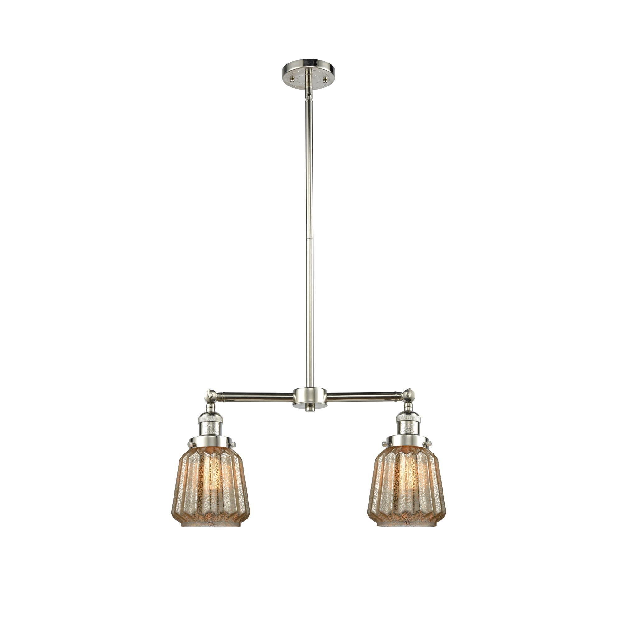 Bruno Marashlian Chatham 21 Inch 2 Light Mini Chandelier by Innovations Lighting