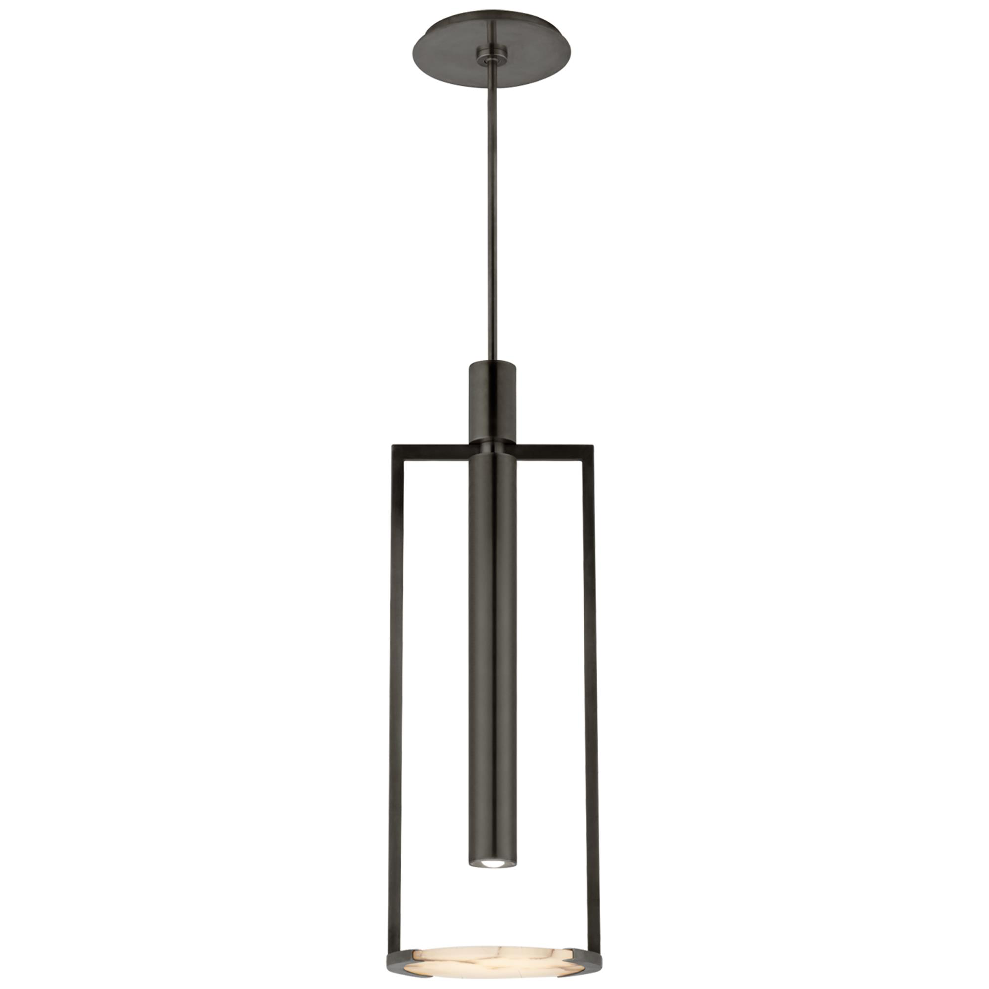 Shown in Bronze finish and Alabaster glass