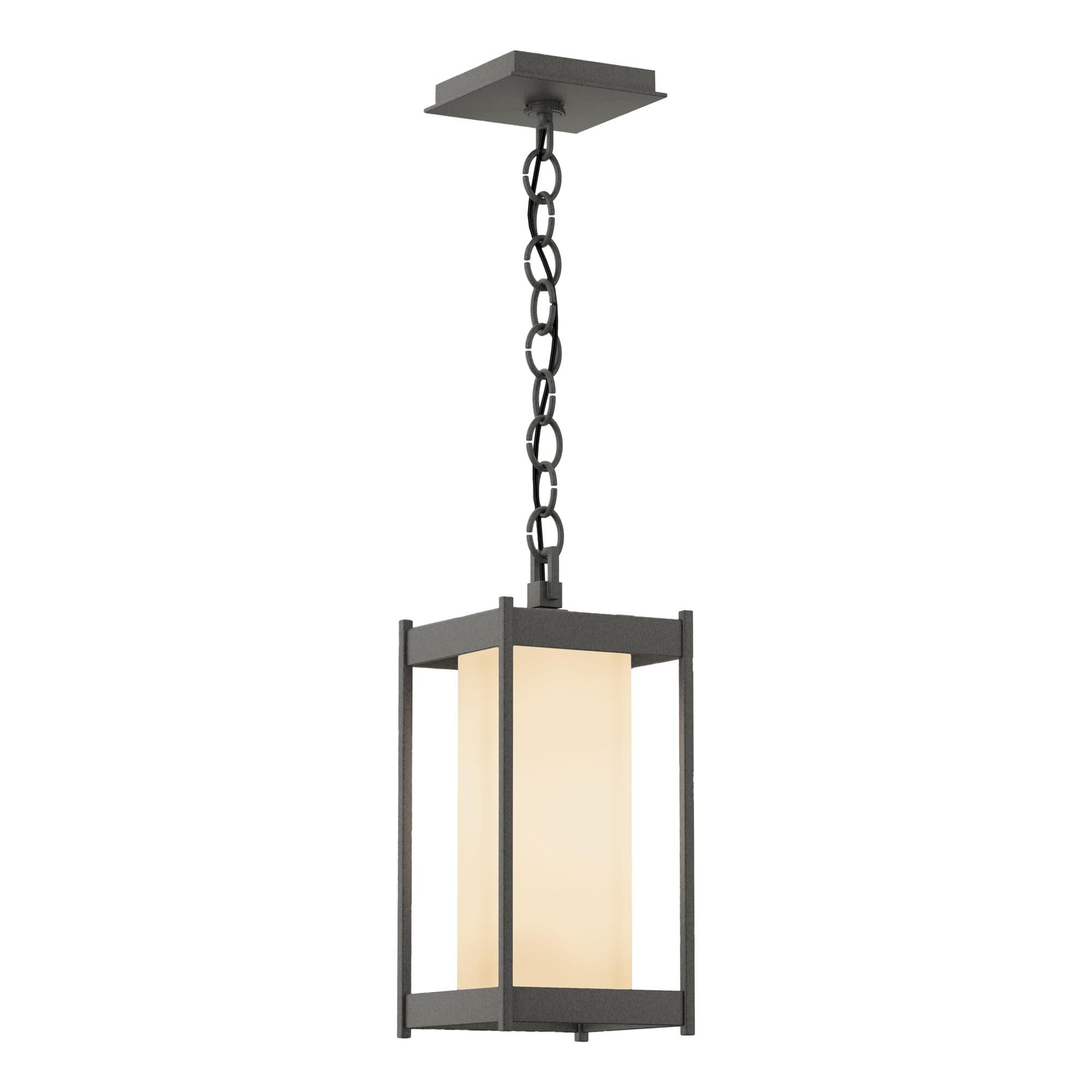 Shown in Coastal Natural Iron finish and Opal glass and Opal Glass shade