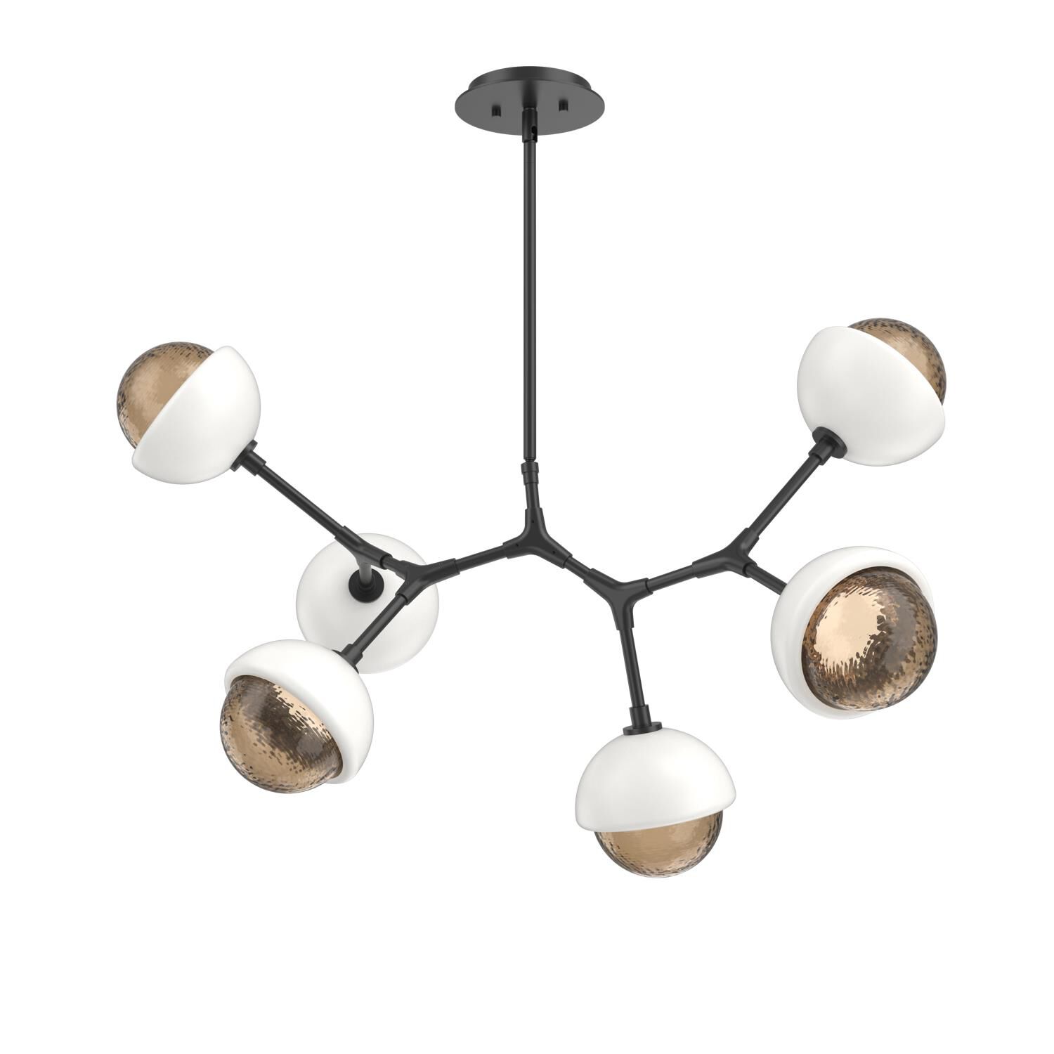 Levi Wilson Cabochon 31 Inch Linear Suspension Light by Hammerton Studio