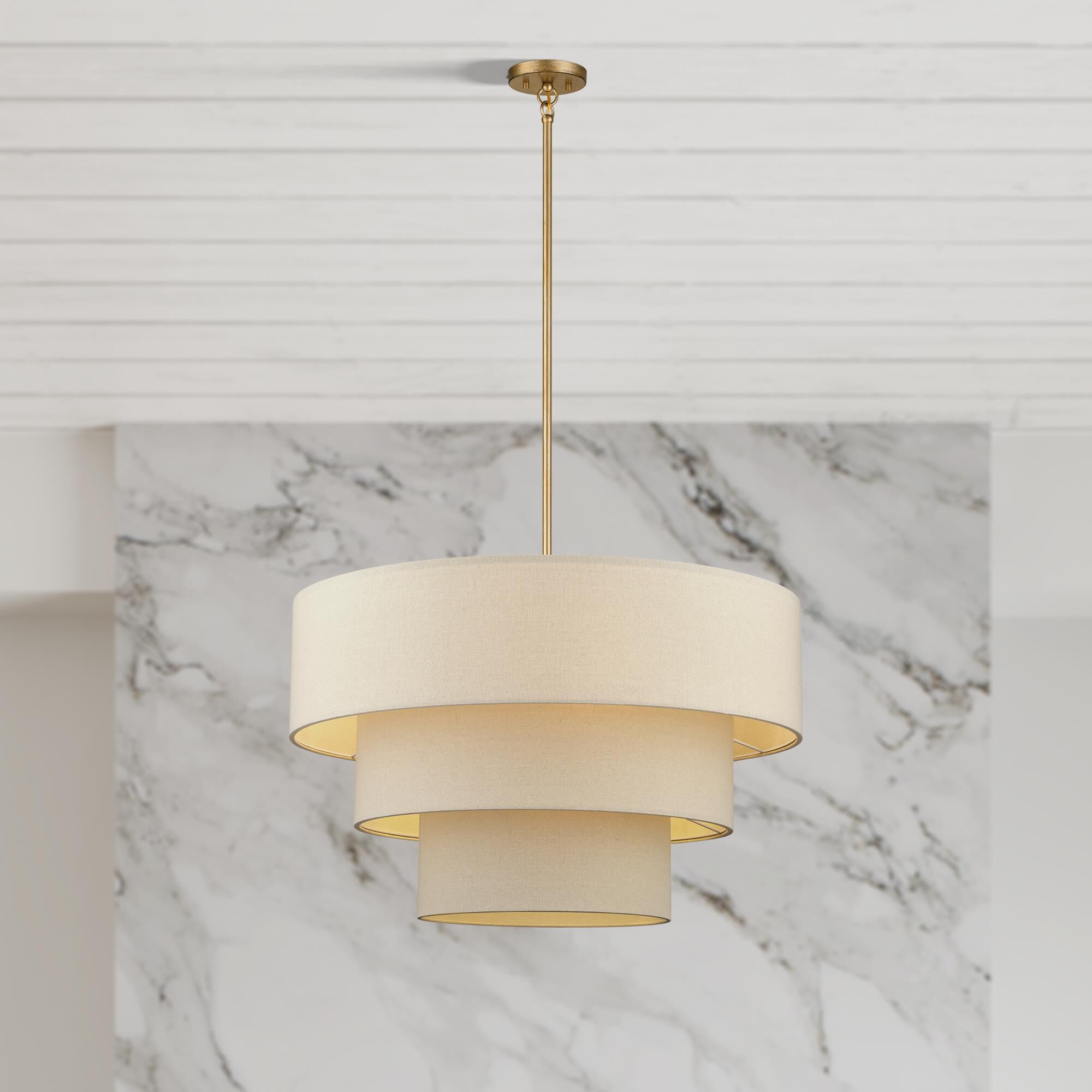Bellingham 32 Inch Large Pendant by Livex Lighting