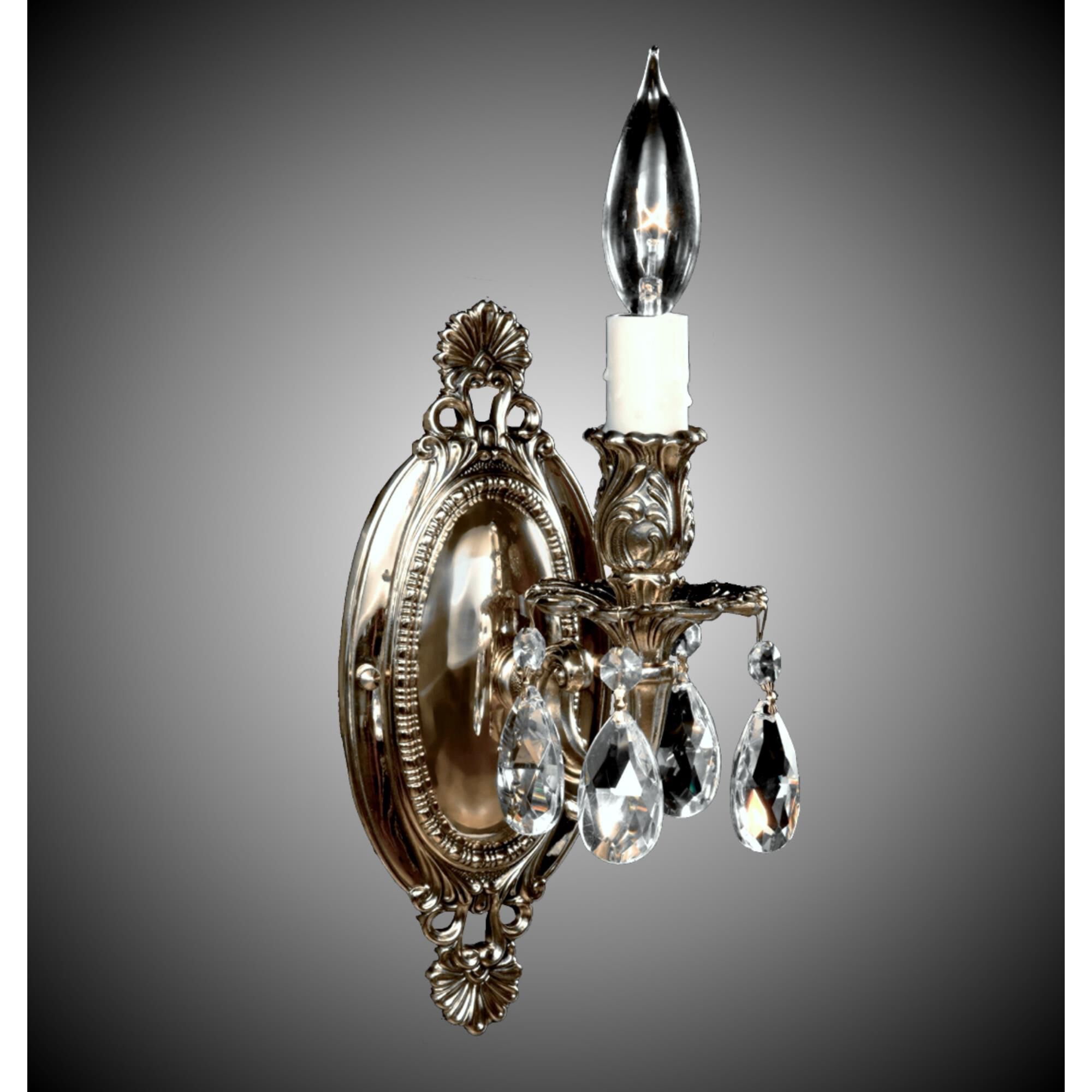10 Inch Wall Sconce by American Brass and Crystal