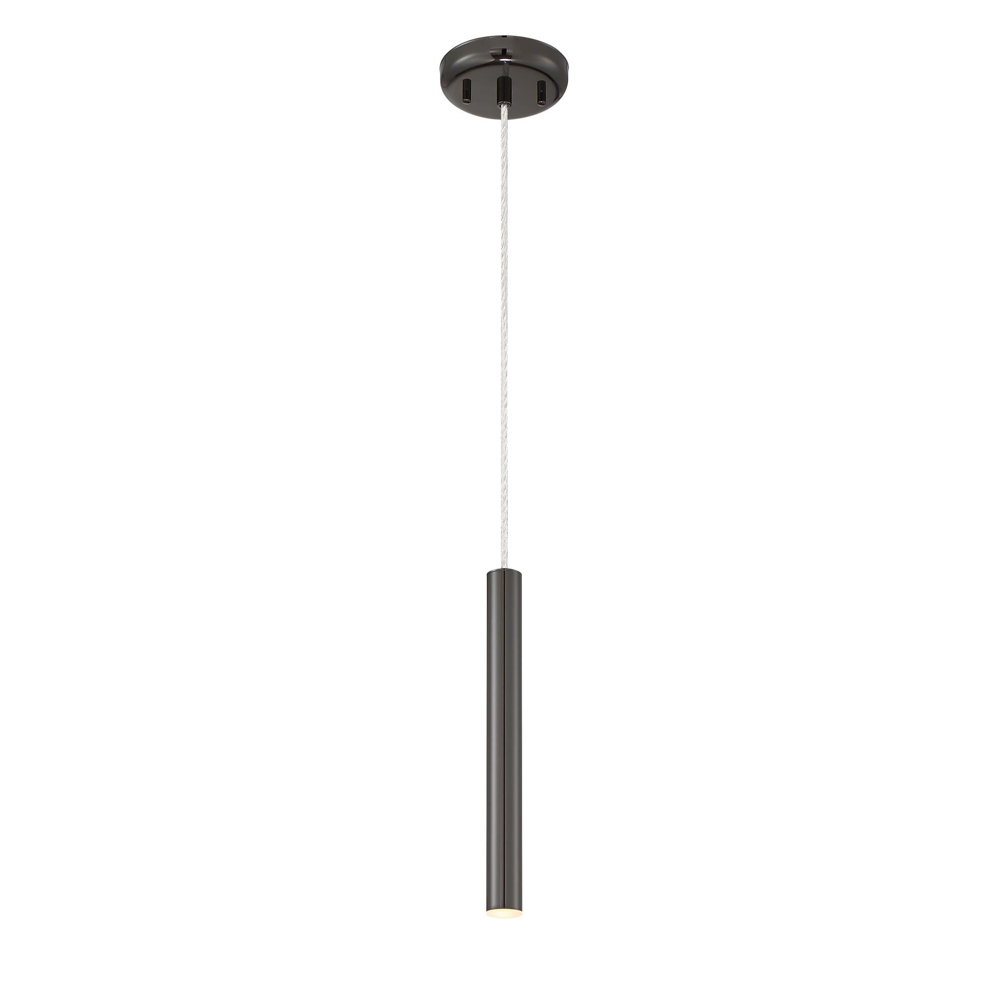 Shown in Pearl Black finish and Steel glass and Steel shade
