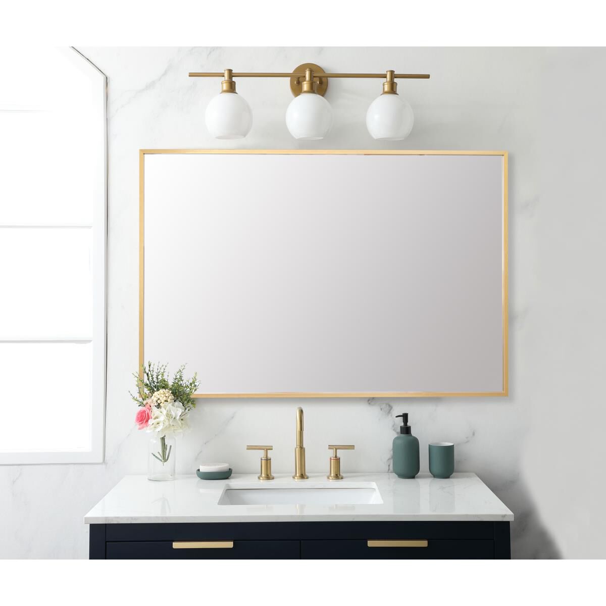 Shown in Gold finish