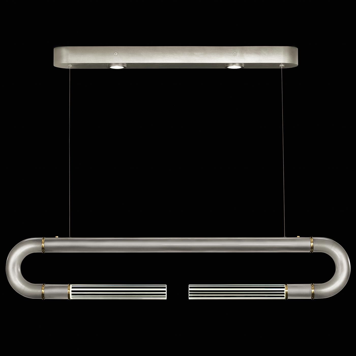Antonia Linear Suspension Light by Fine Art Handcrafted Lighting