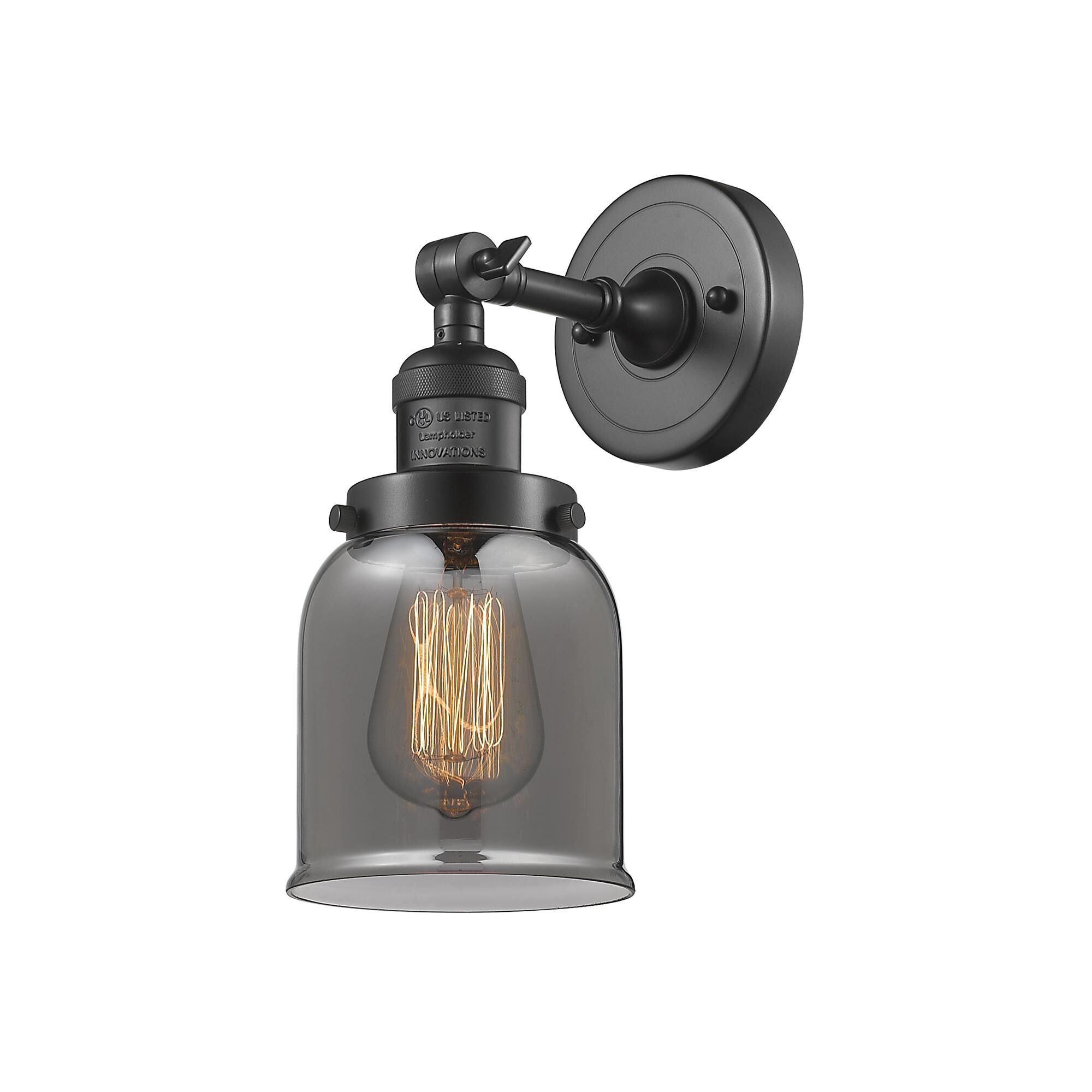 Shown in Oil Rubbed Bronze finish and Plated Smoked glass