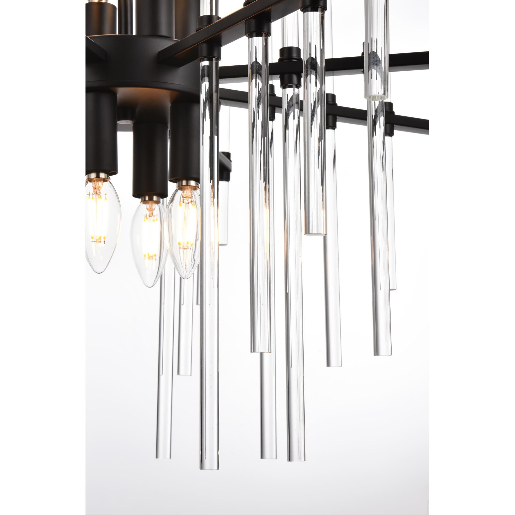 Sienna 27 Inch 8 Light Chandelier by Elegant Lighting